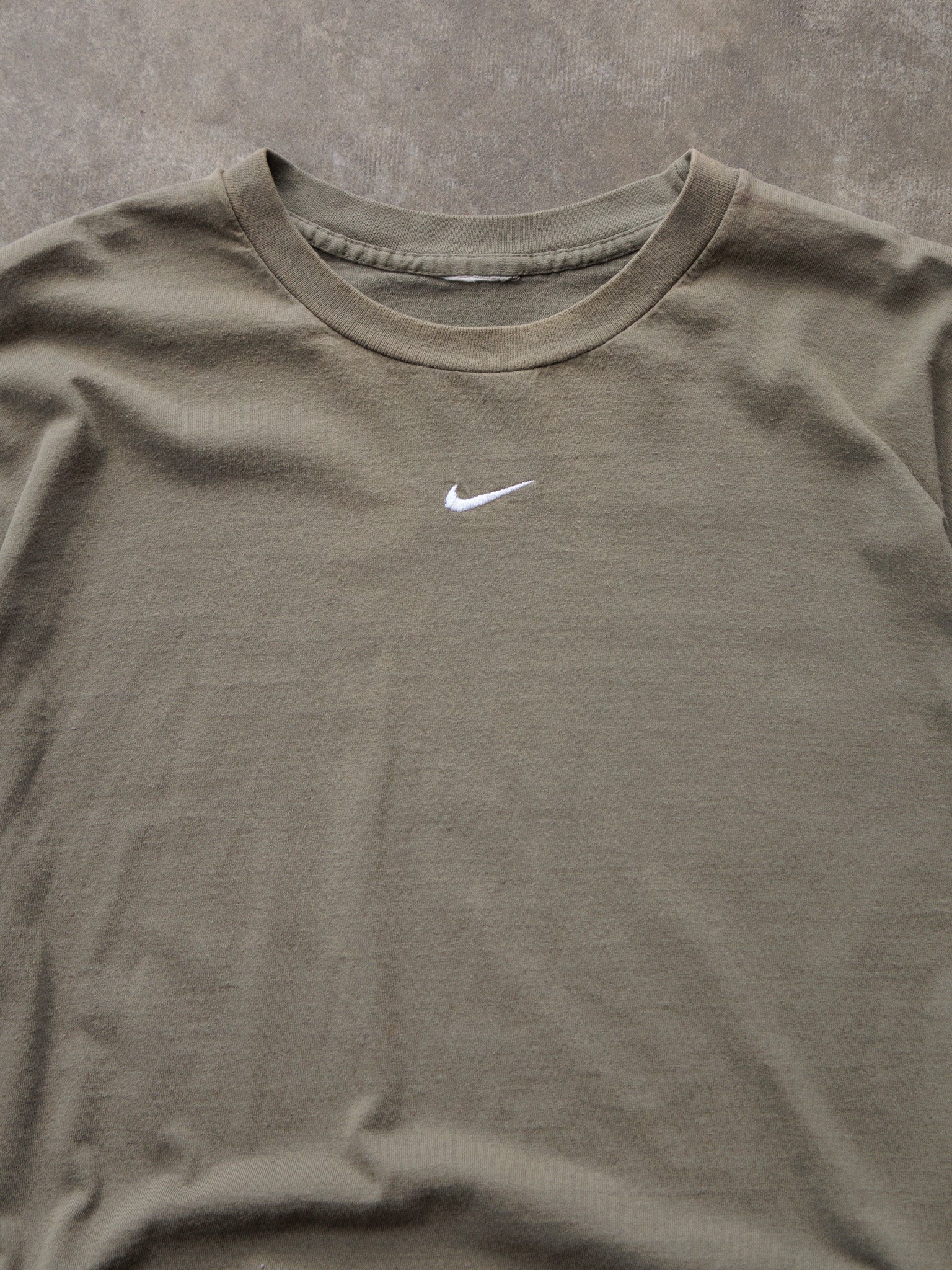 Vintage Green Nike Long Sleeve Tee (XL)