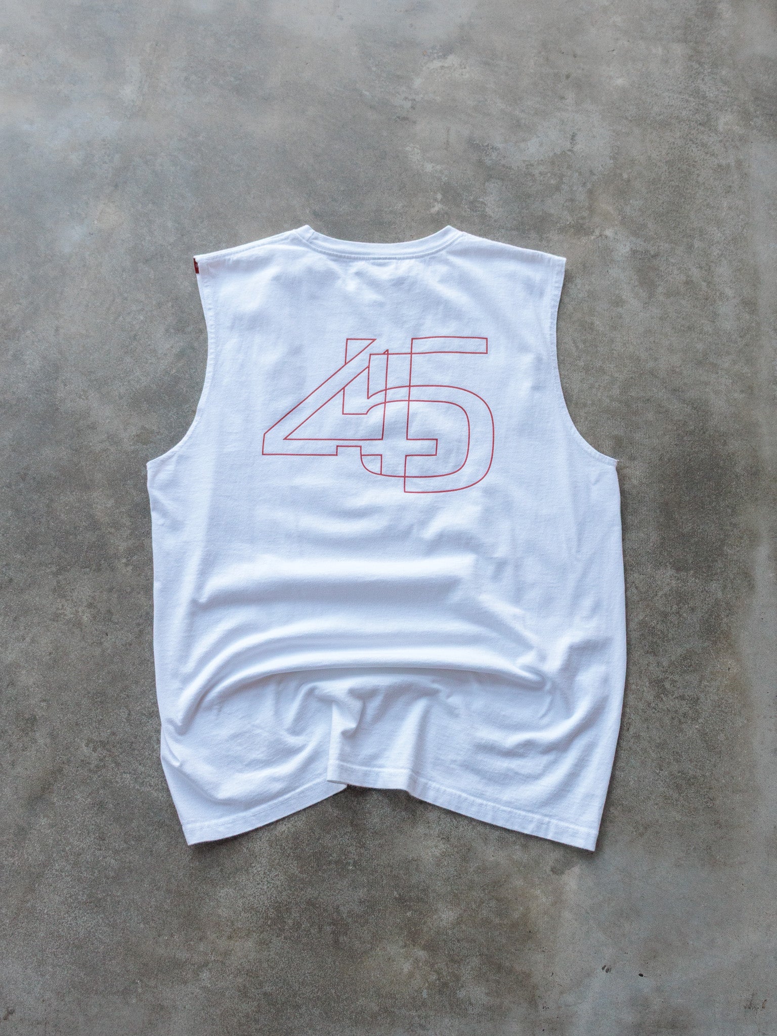 Vintage 90s White Nautica Jeans Tank (L)