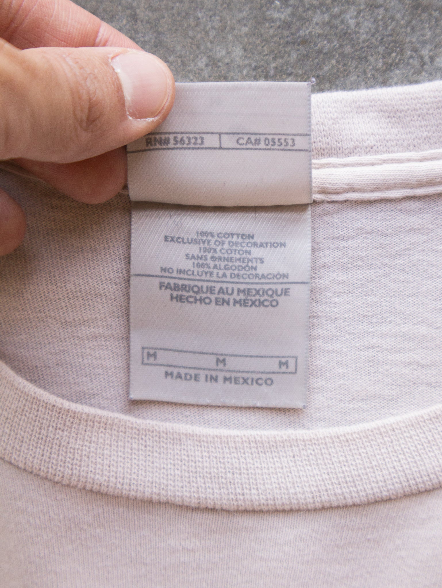 Vintage 00s Cream Nike Swoosh Tee (M)