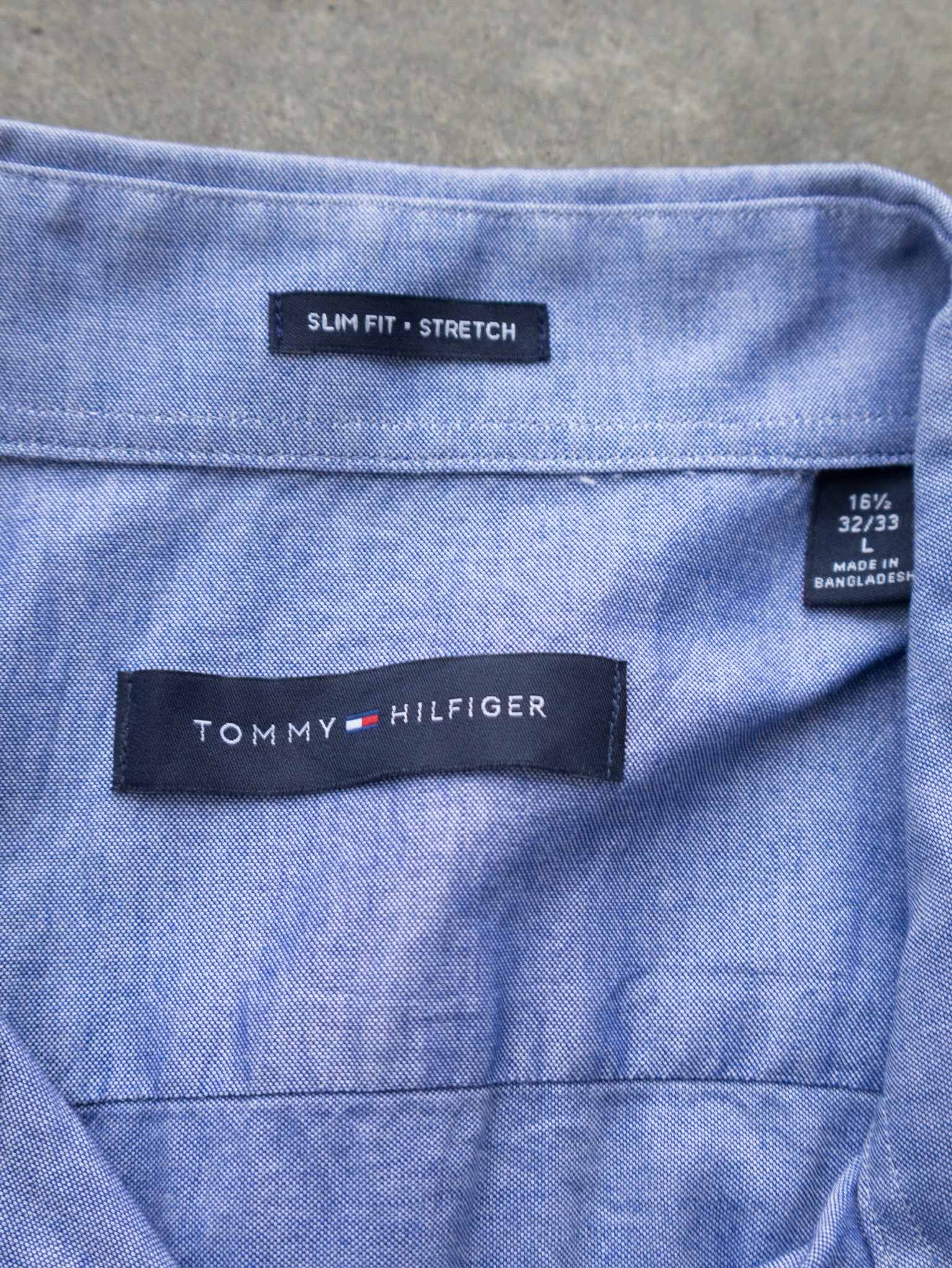 Vintage Blue Tommy Hilfiger Shirt (L)