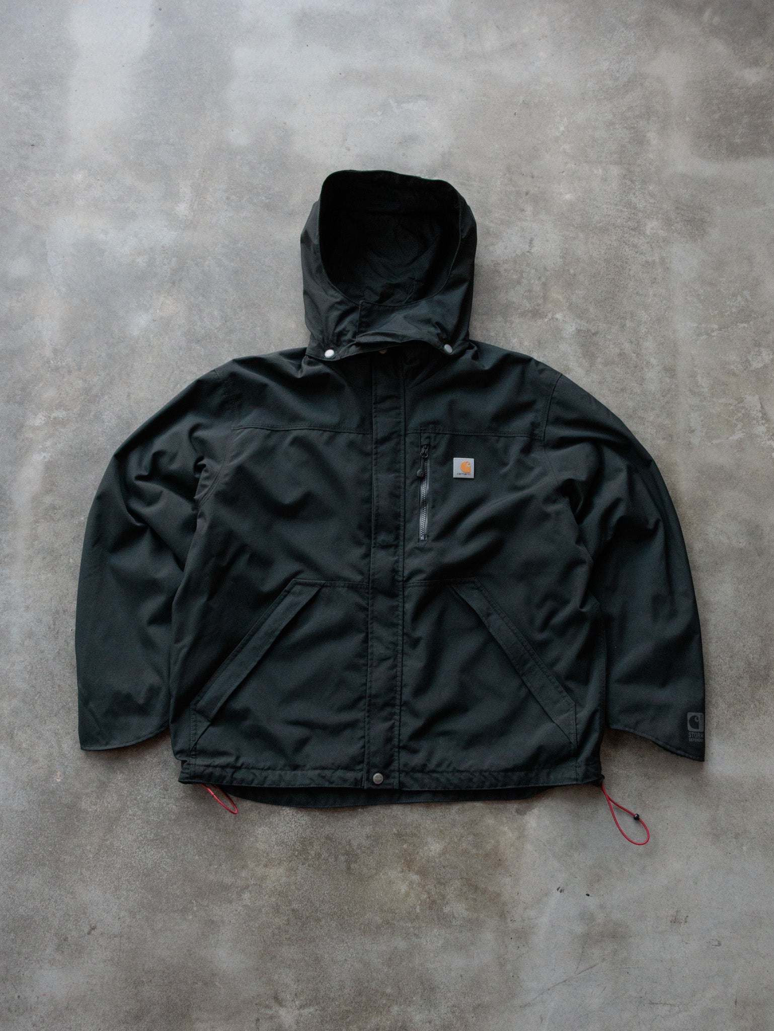 Vintage Black Carhartt Storm Defender Jacket (L)