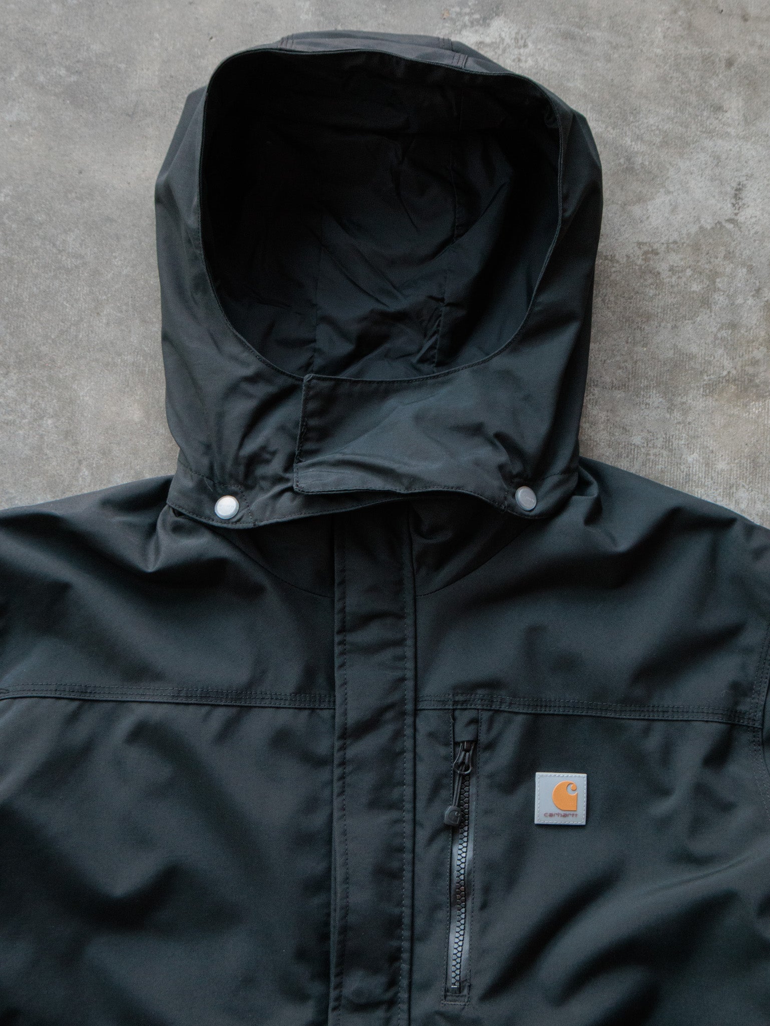 Vintage Black Carhartt Storm Defender Jacket (L)
