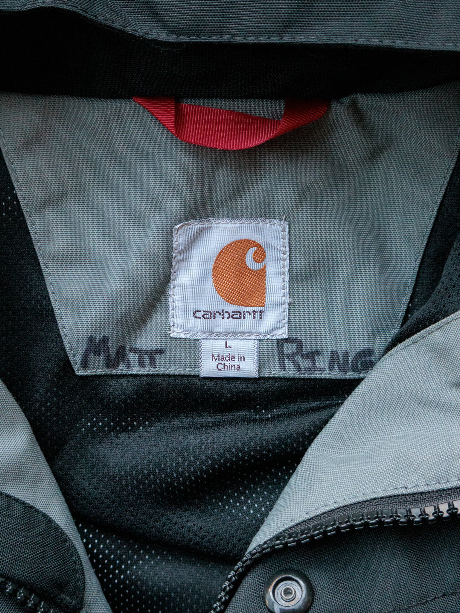 Vintage Black Carhartt Storm Defender Jacket (L)