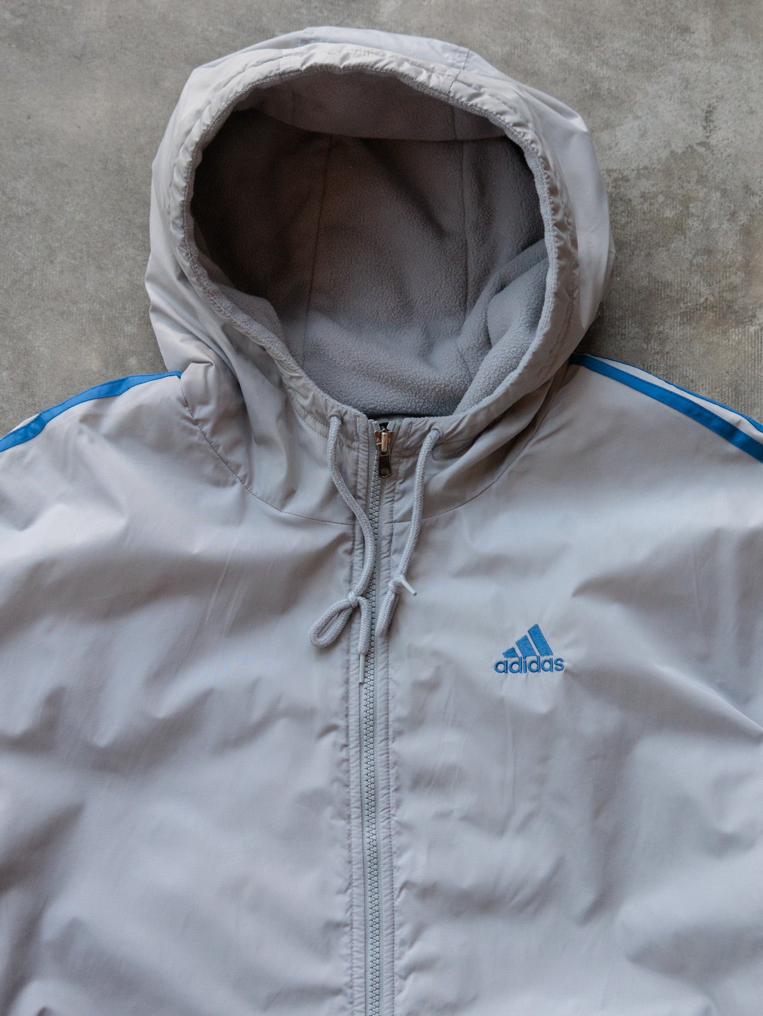 Vintage Grey Adidas Jacket (XL)