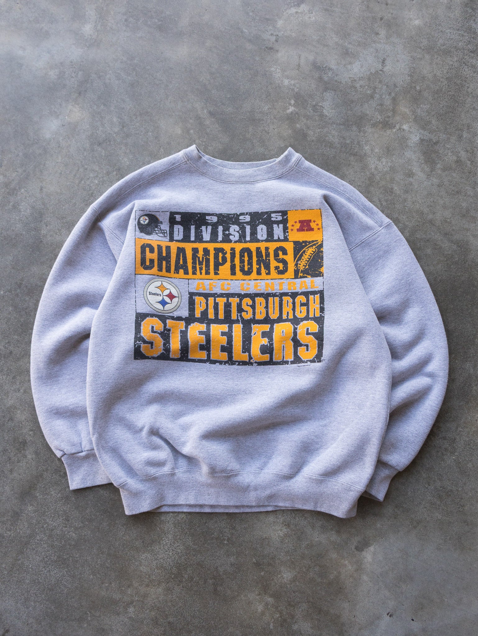 Vintage 1995 Starter Pittsburgh Steelers AFC Champions Sweatshirt (L)