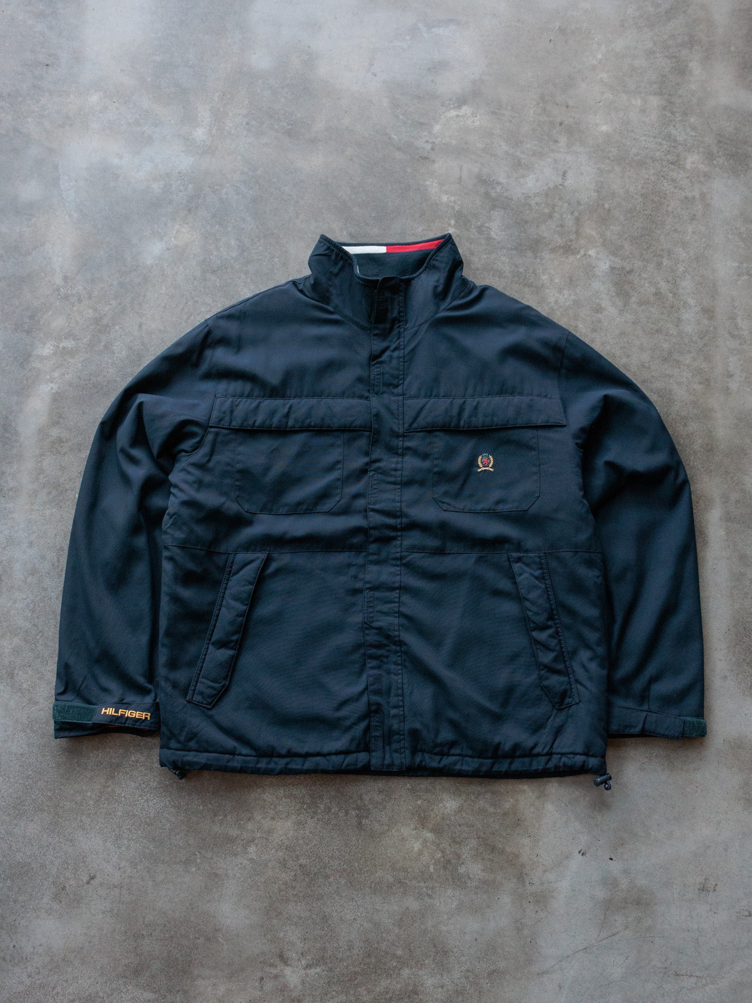 Vintage 00s Navy Tommy Hilfiger Jacket (XL)