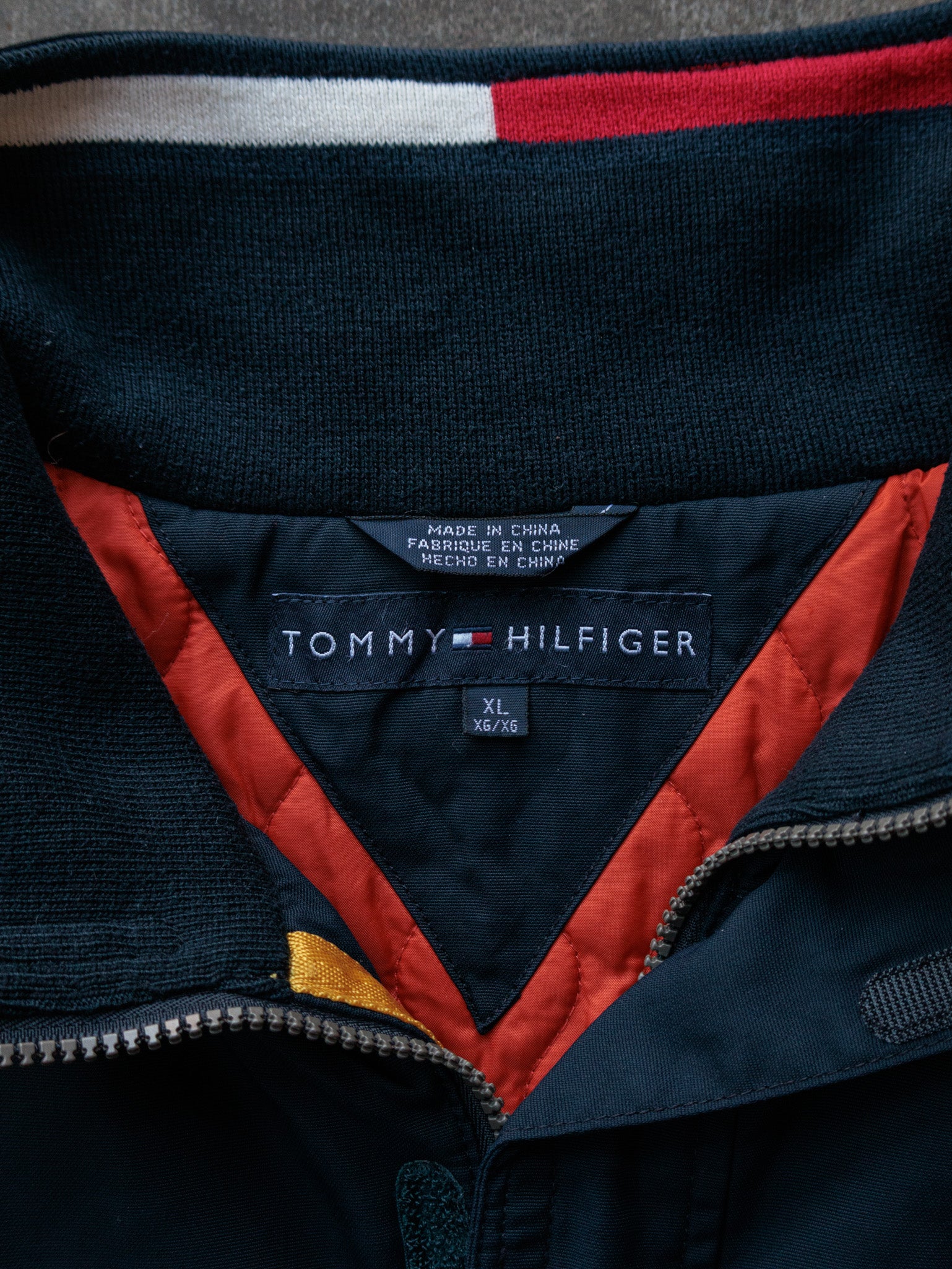 Vintage 00s Navy Tommy Hilfiger Jacket (XL)