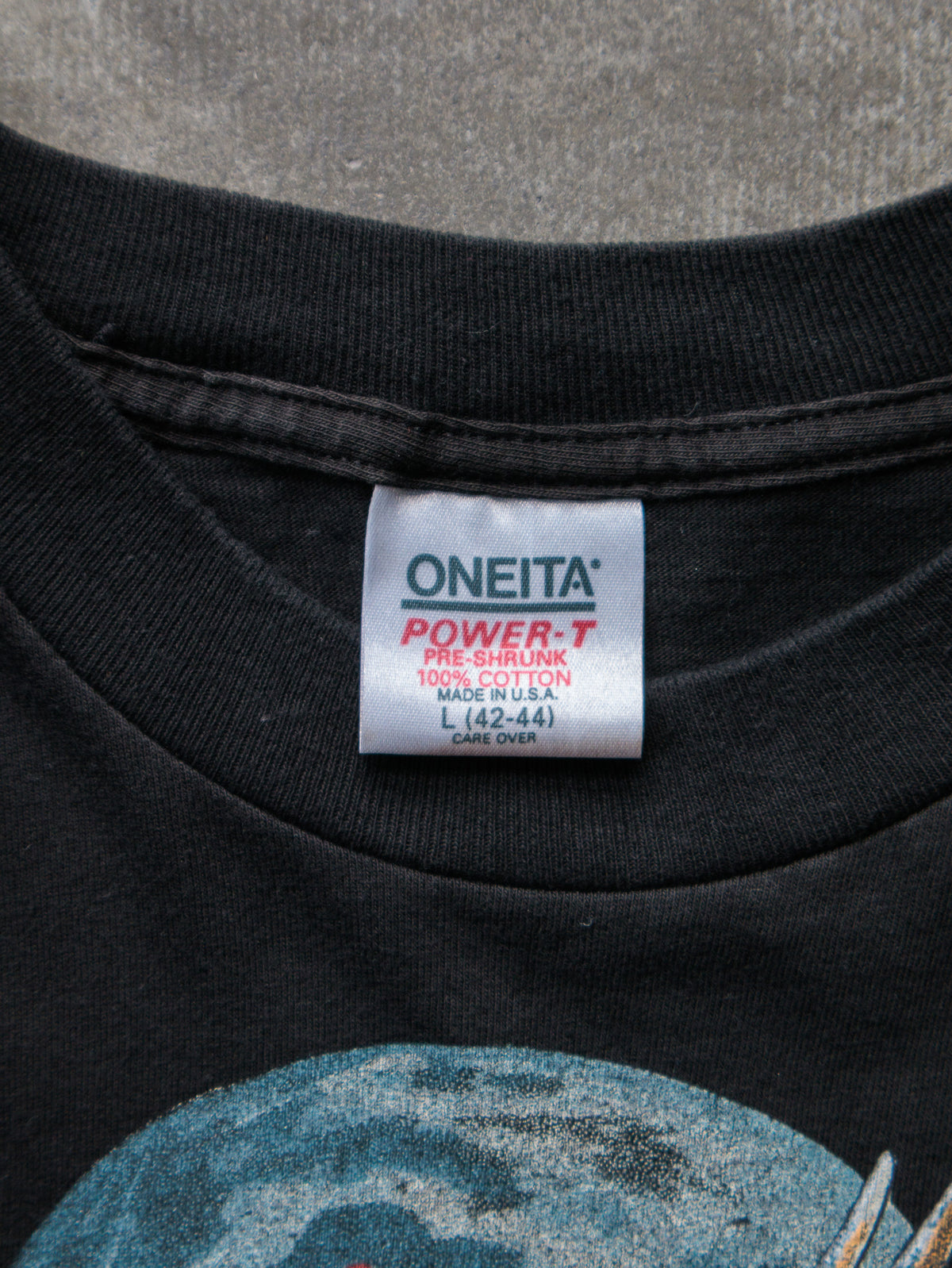 Vintage 90s Black Deer Tee (L)