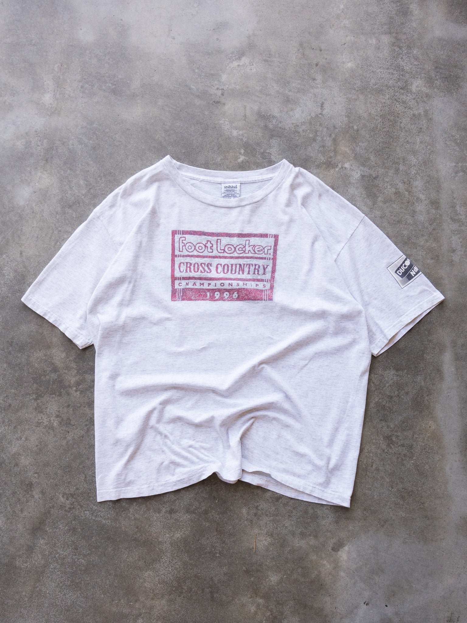 Vintage 1996 Adidas Foot Locker Cross Country Tee (L)