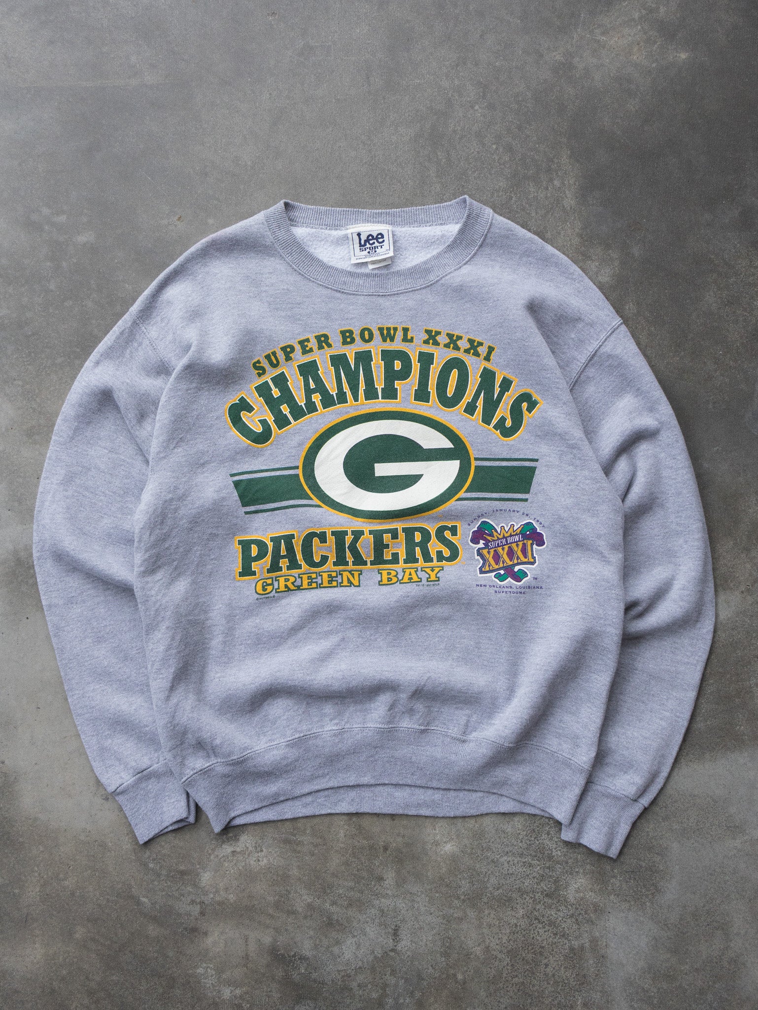 Vintage 1997 Green Bay Packers Super Bowl Sweatshirt (M)