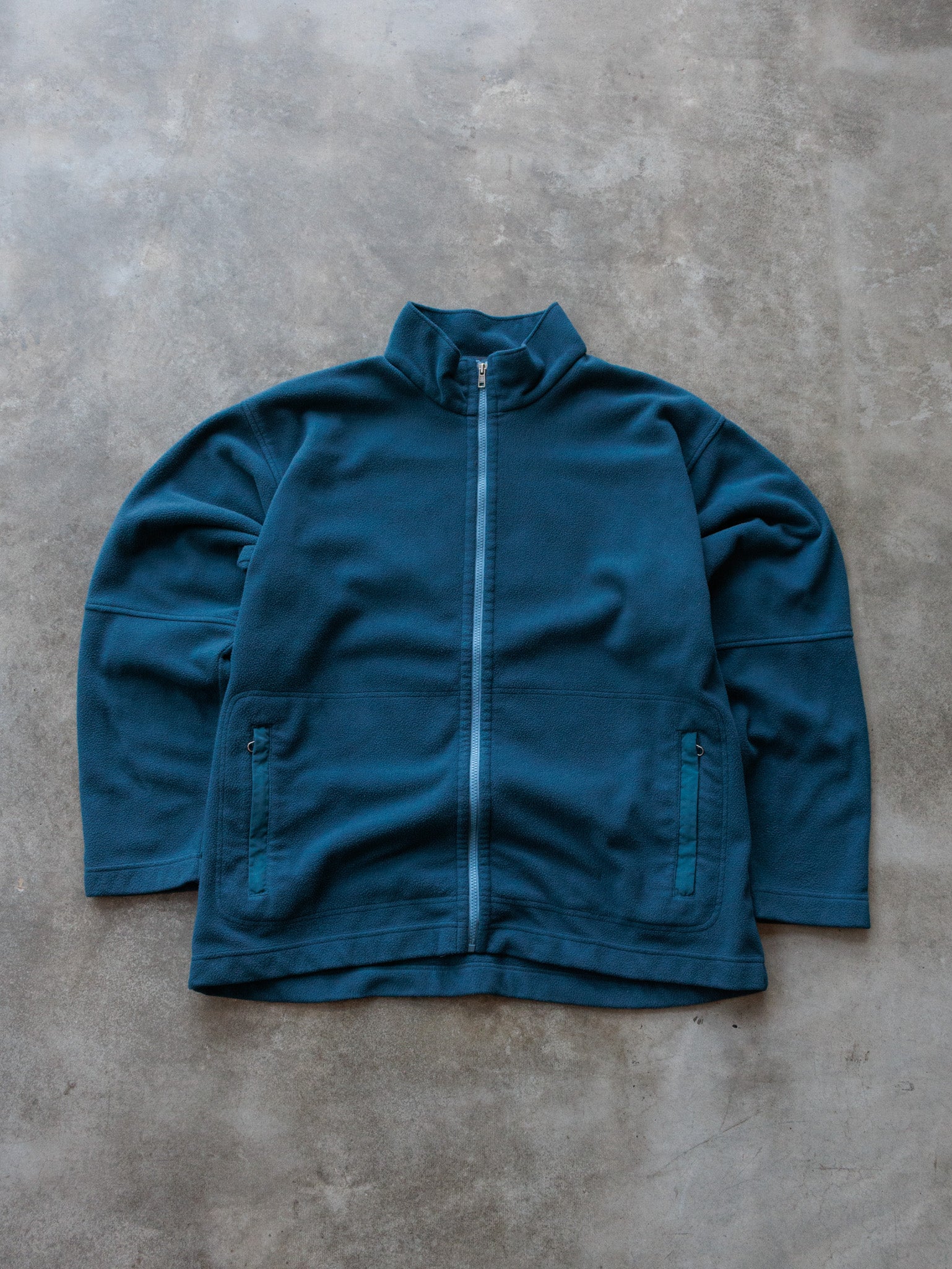 Vintage Blue Patagonia Full Zip Fleece Jacket (XL)