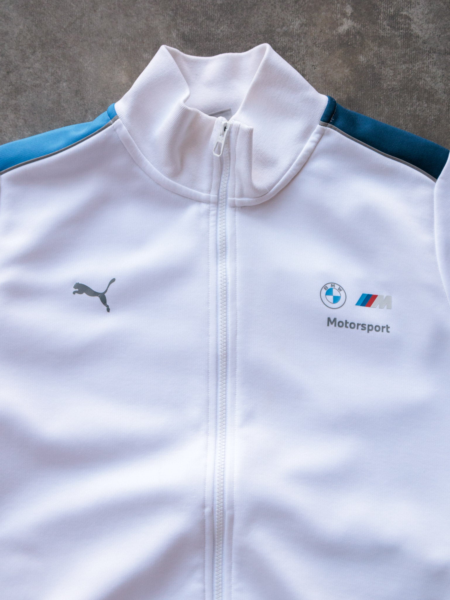 Vintage White Puma BMW M Motorsport Track Jacket (XL)