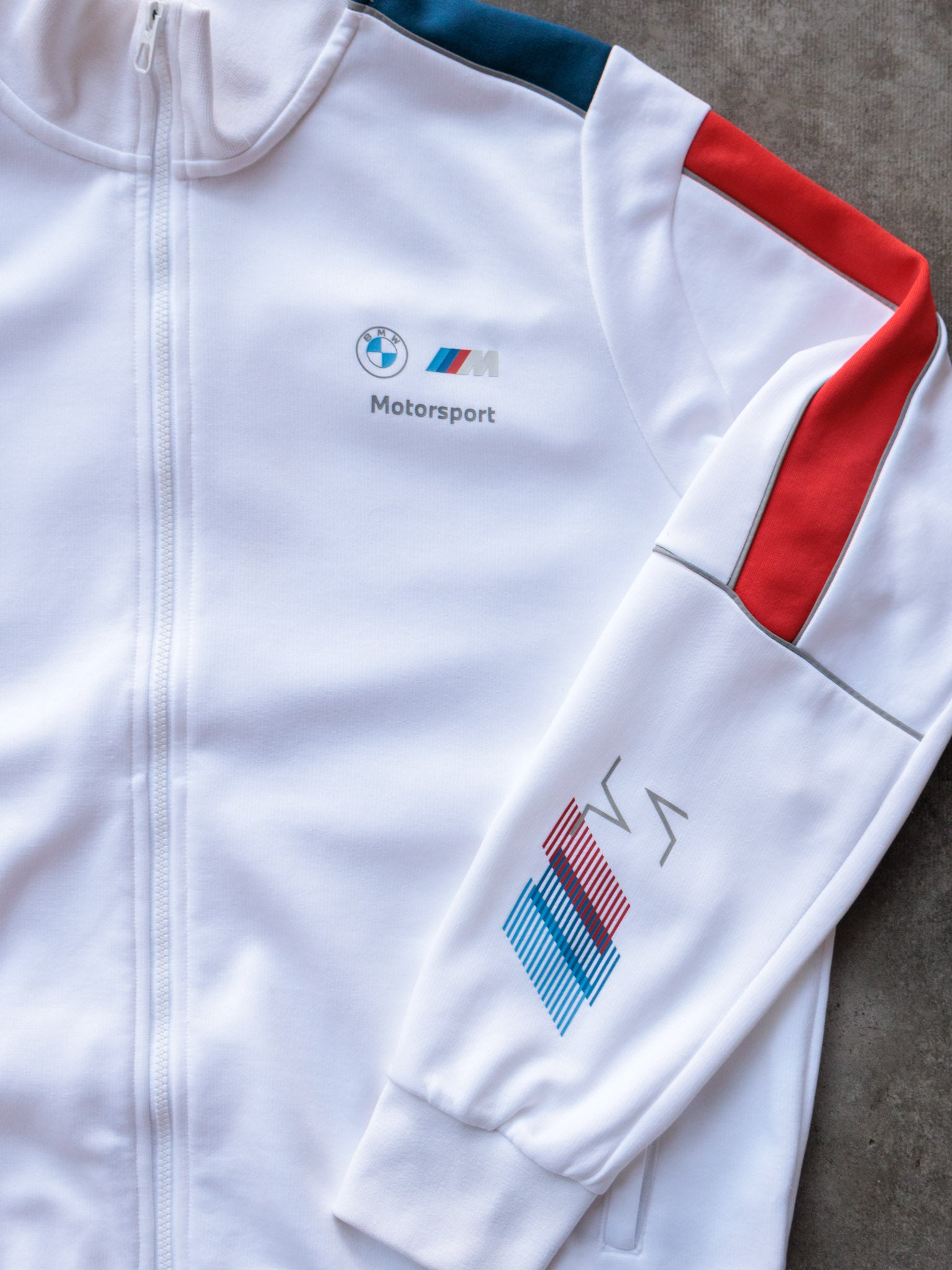 Vintage White Puma BMW M Motorsport Track Jacket (XL)
