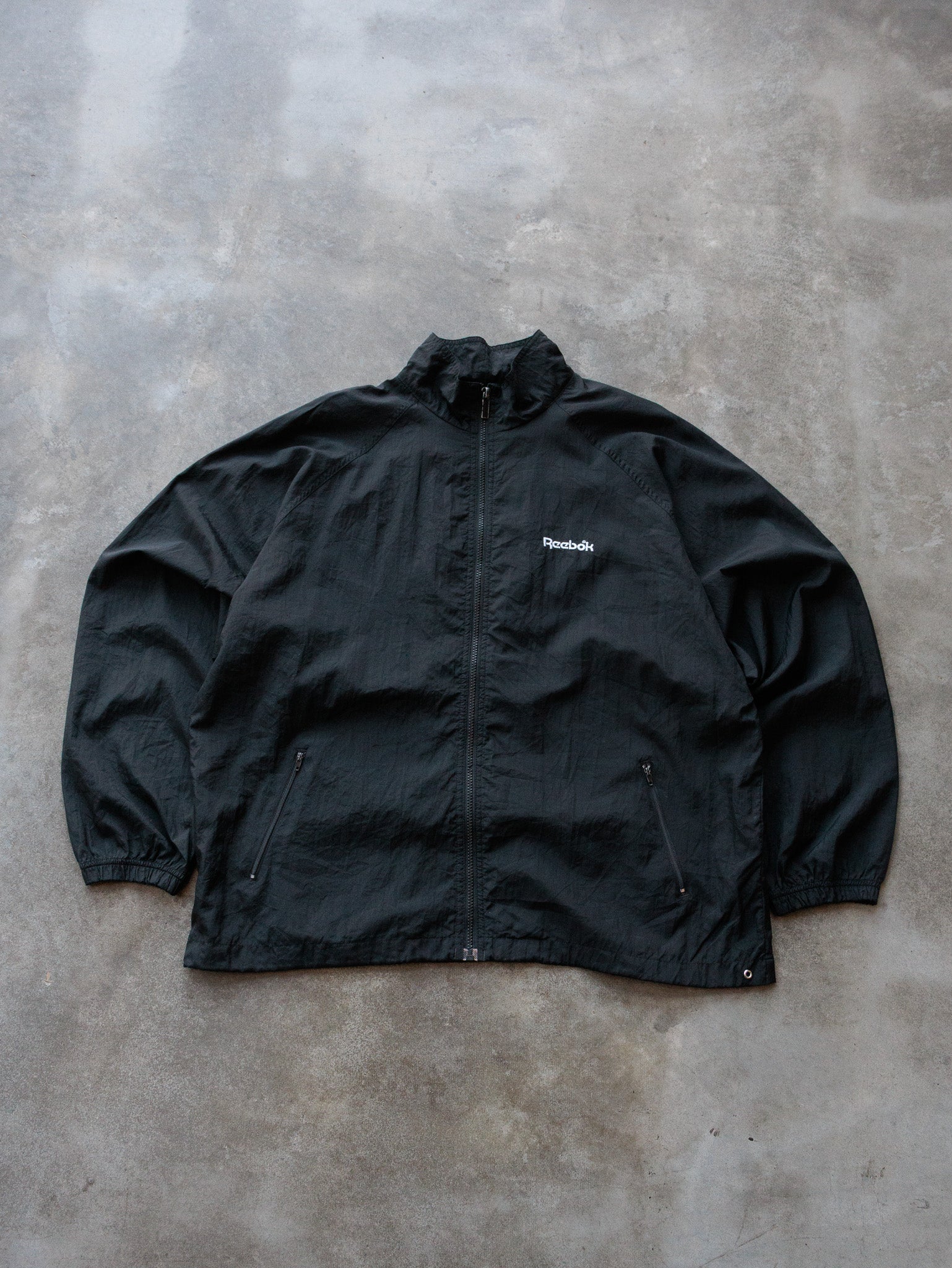 Vintage 00s Black Reebok Jacket (XL)
