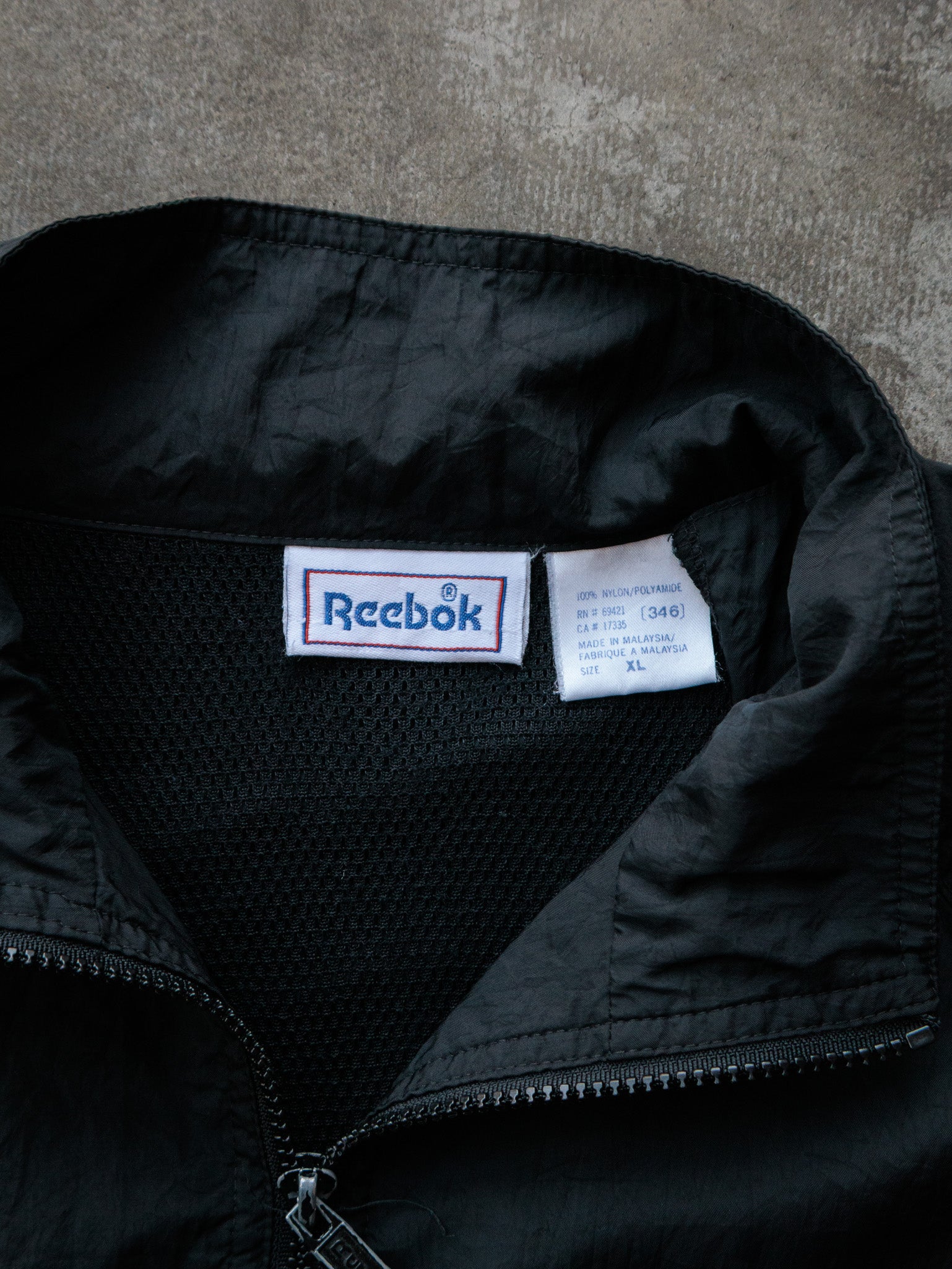 Vintage 00s Black Reebok Jacket (XL)