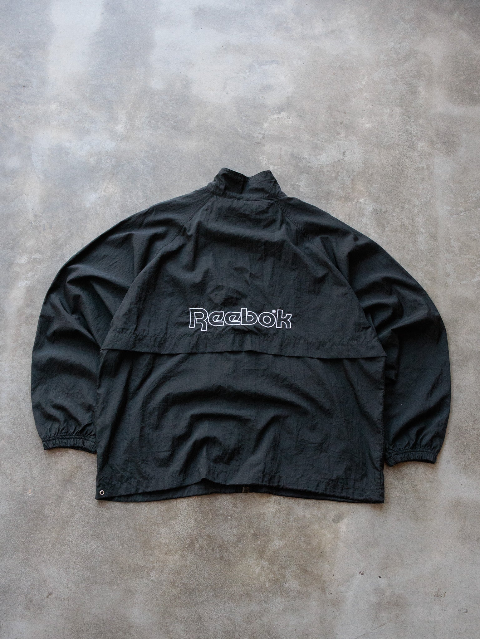 Vintage 00s Black Reebok Jacket (XL)