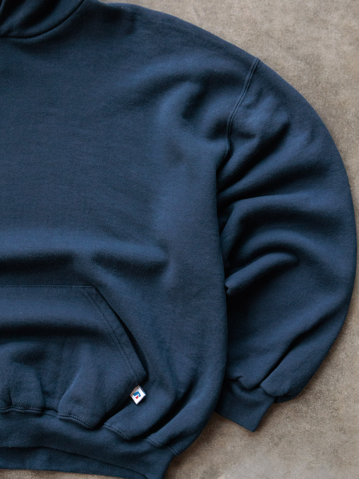 Vintage Navy Russell Athletic Hoodie (2XL)
