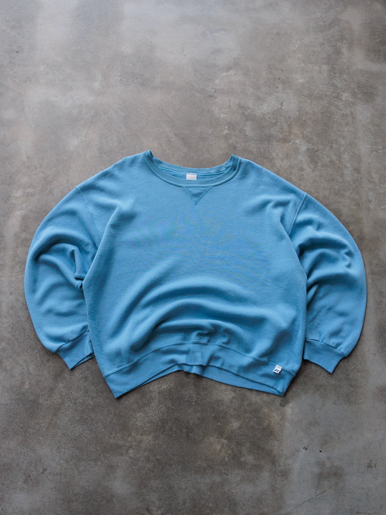 Vintage Blue Russell Athletic Sweatshirt (XL)