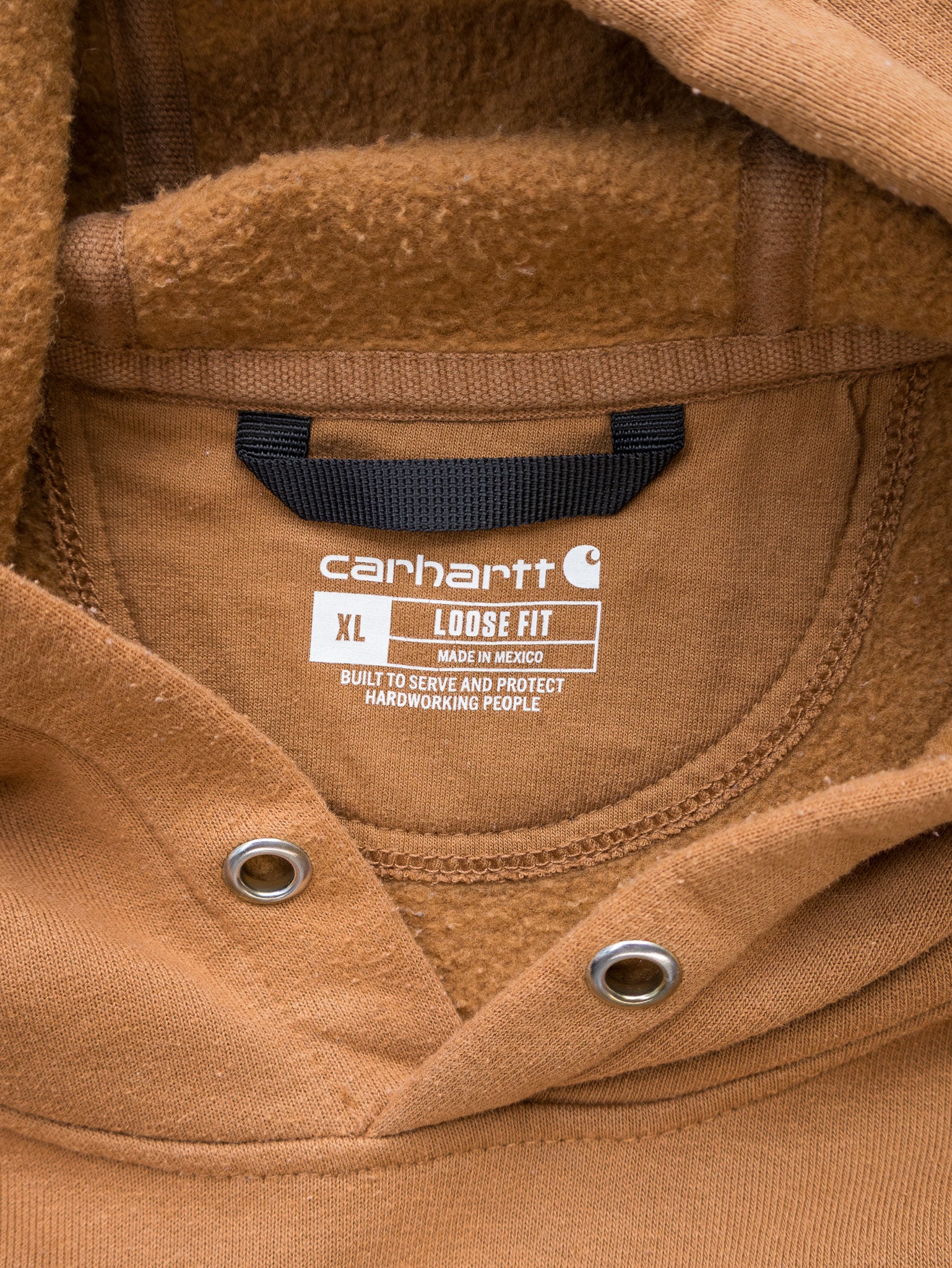Vintage Brown Carhartt Hoodie (XL)