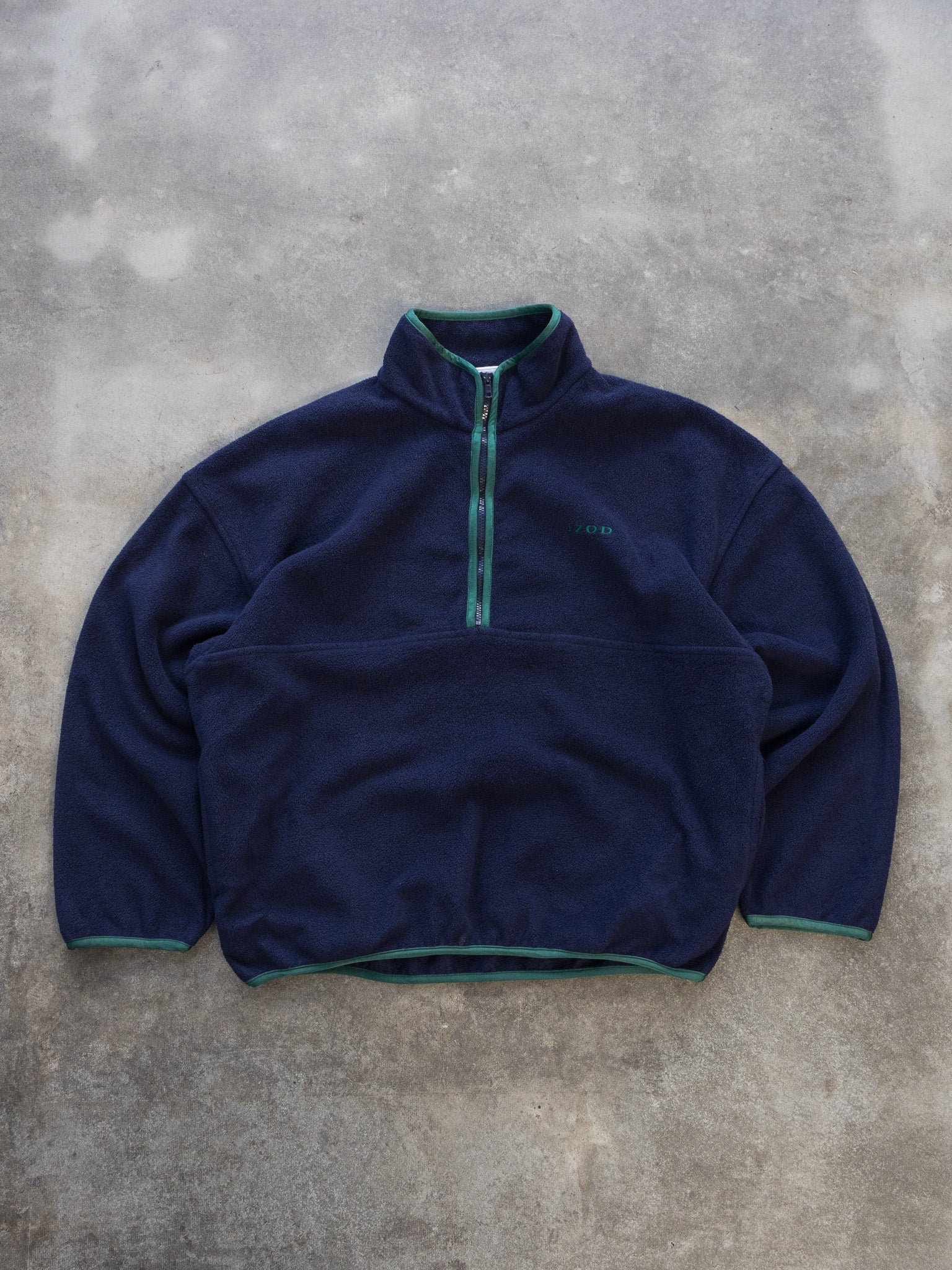 Vintage 90s Izod Quarter Zip Fleece (XL)