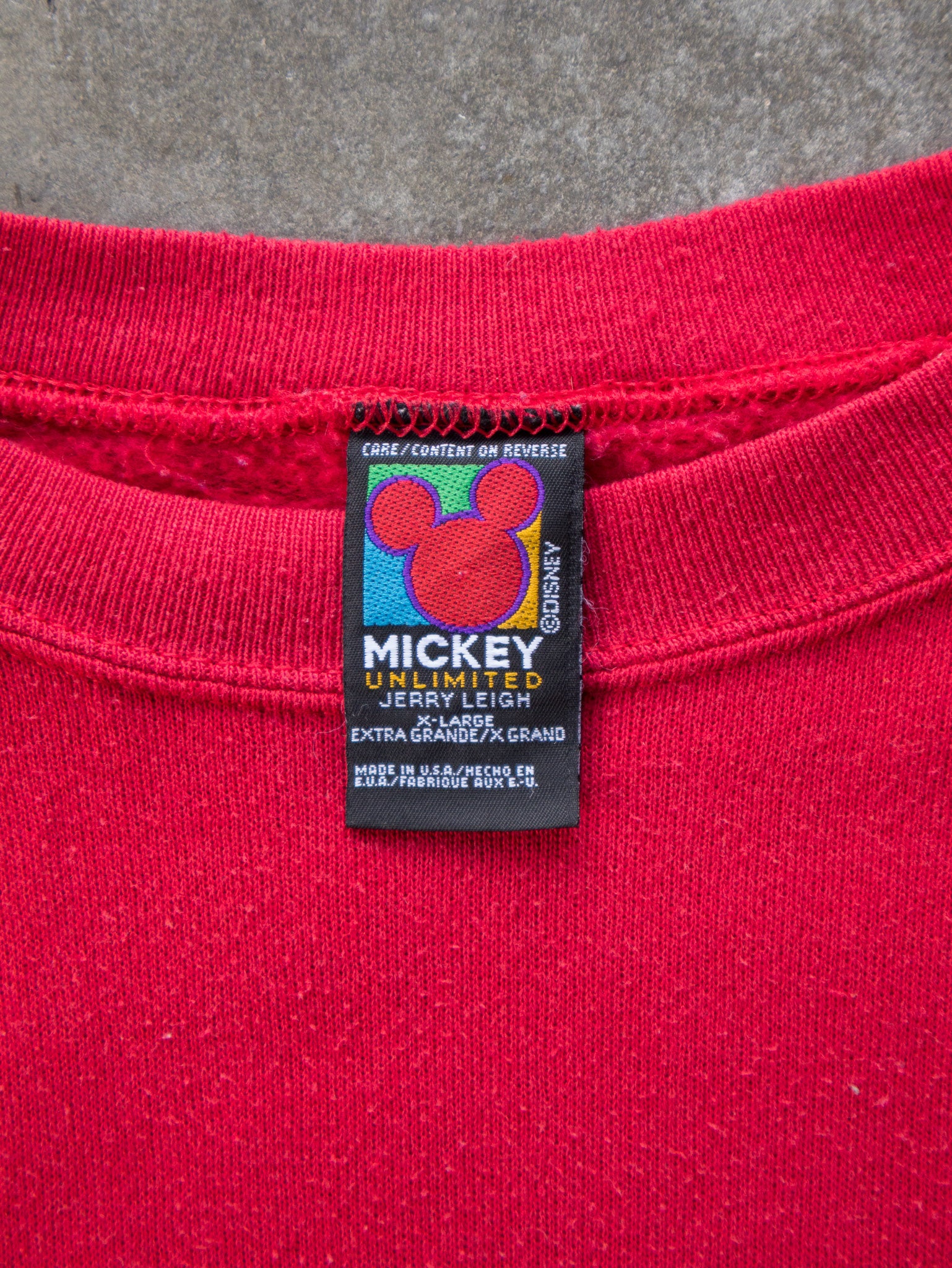 Vintage 90s Mickey Mouse Sweatshirt (XL)