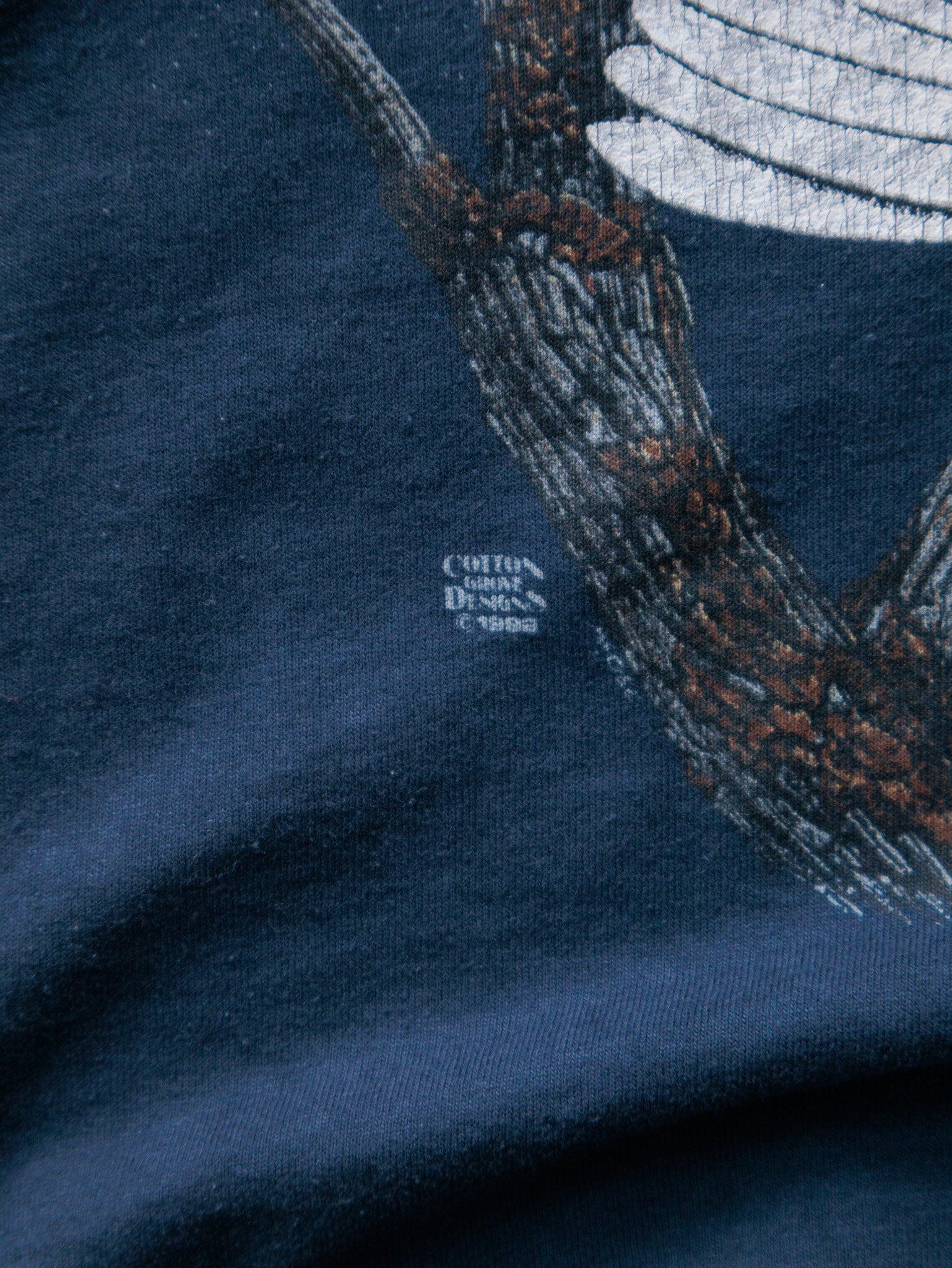 Vintage 1993 Navy Bald Eagle Tee (L)