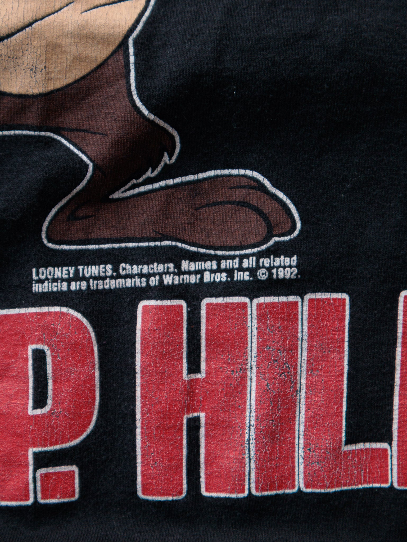 Vintage 90s Black Looney Tunes Taz Ft A.P. Hill Tee (XL)
