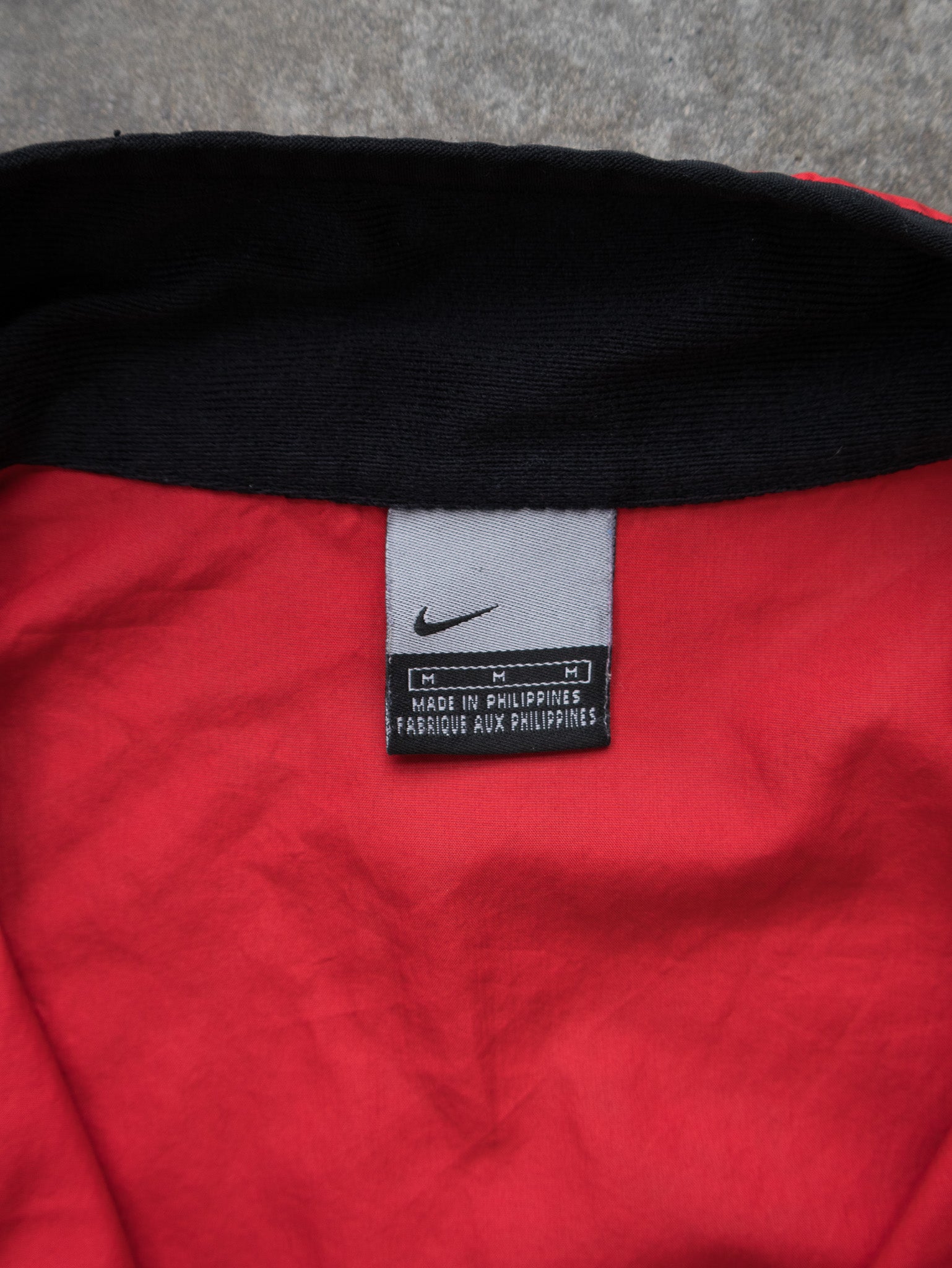 Vintage Red Nike Quarter Zip Jacket (M)