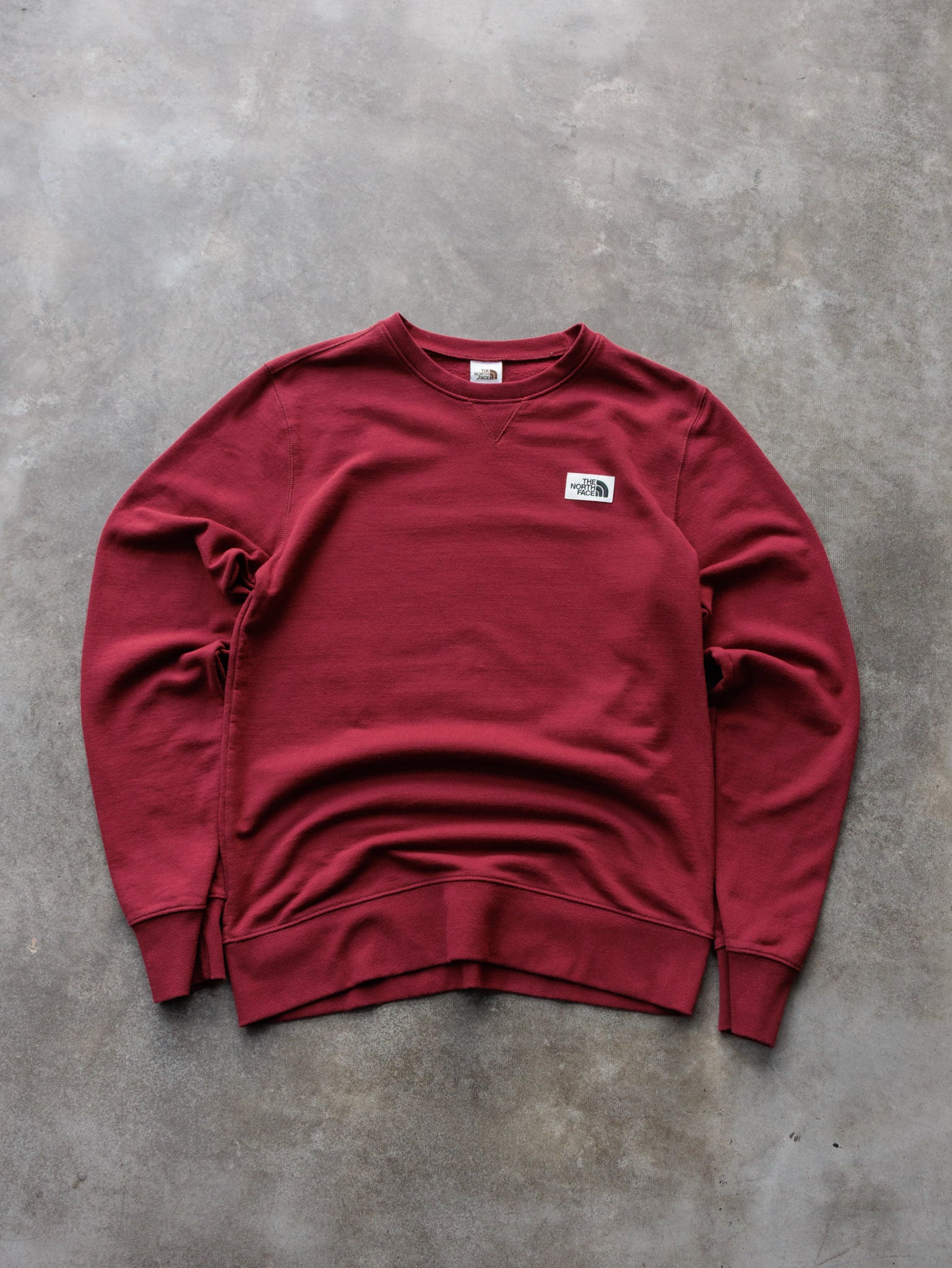 Vintage Red The North Face Sweatshirt (M)
