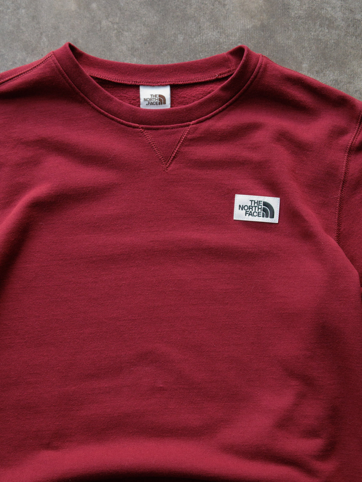 Vintage Red The North Face Sweatshirt (M)