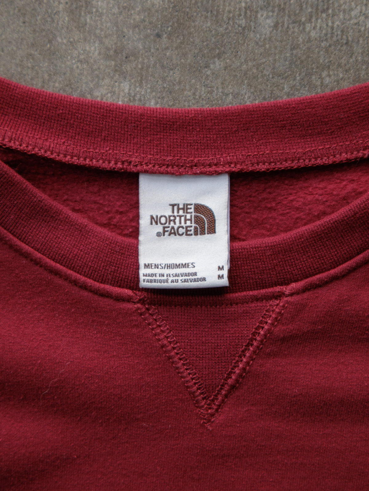 Vintage Red The North Face Sweatshirt (M)