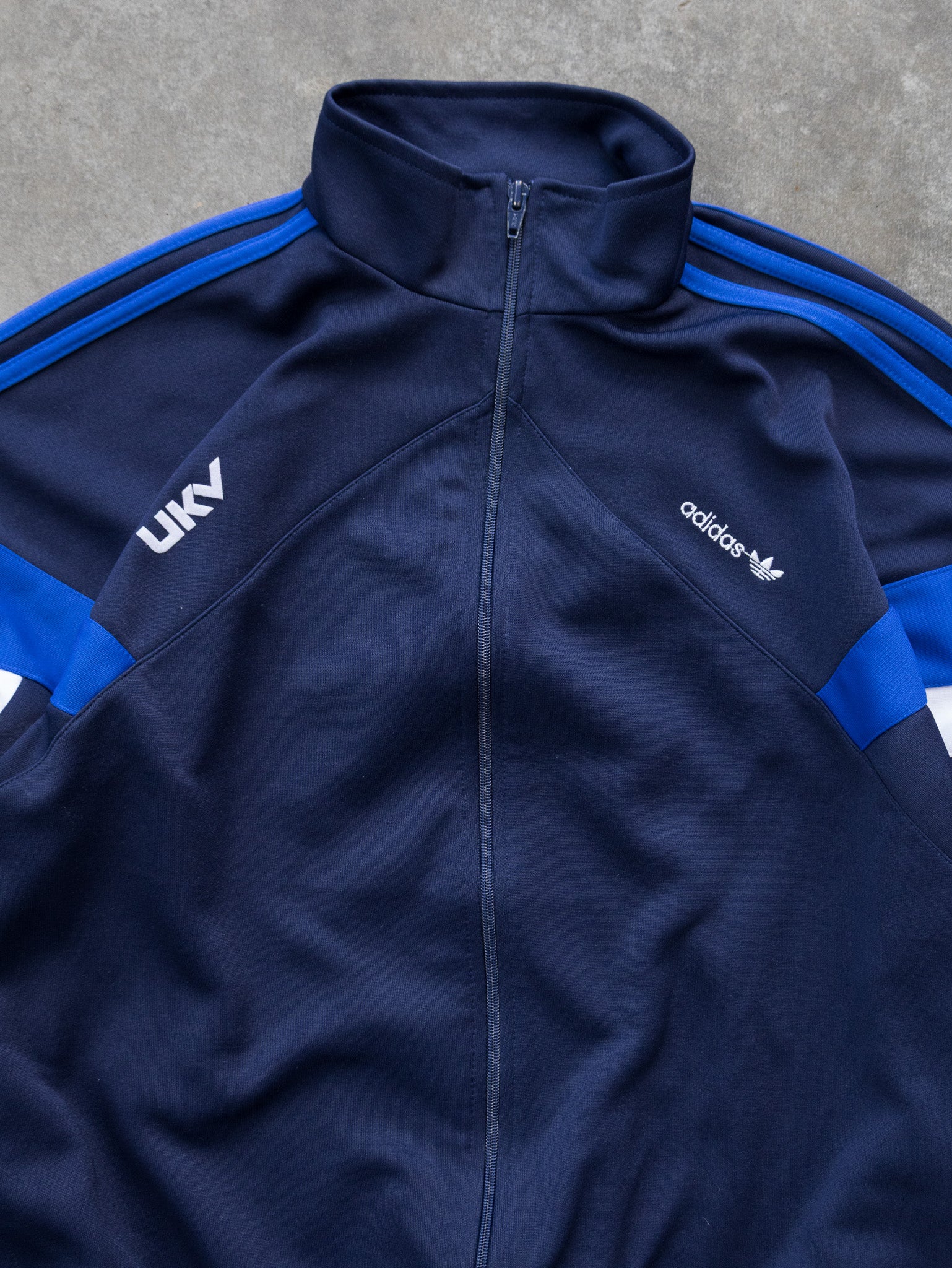 Vintage Adidas 3-Stripe UKV Track Jacket (L)