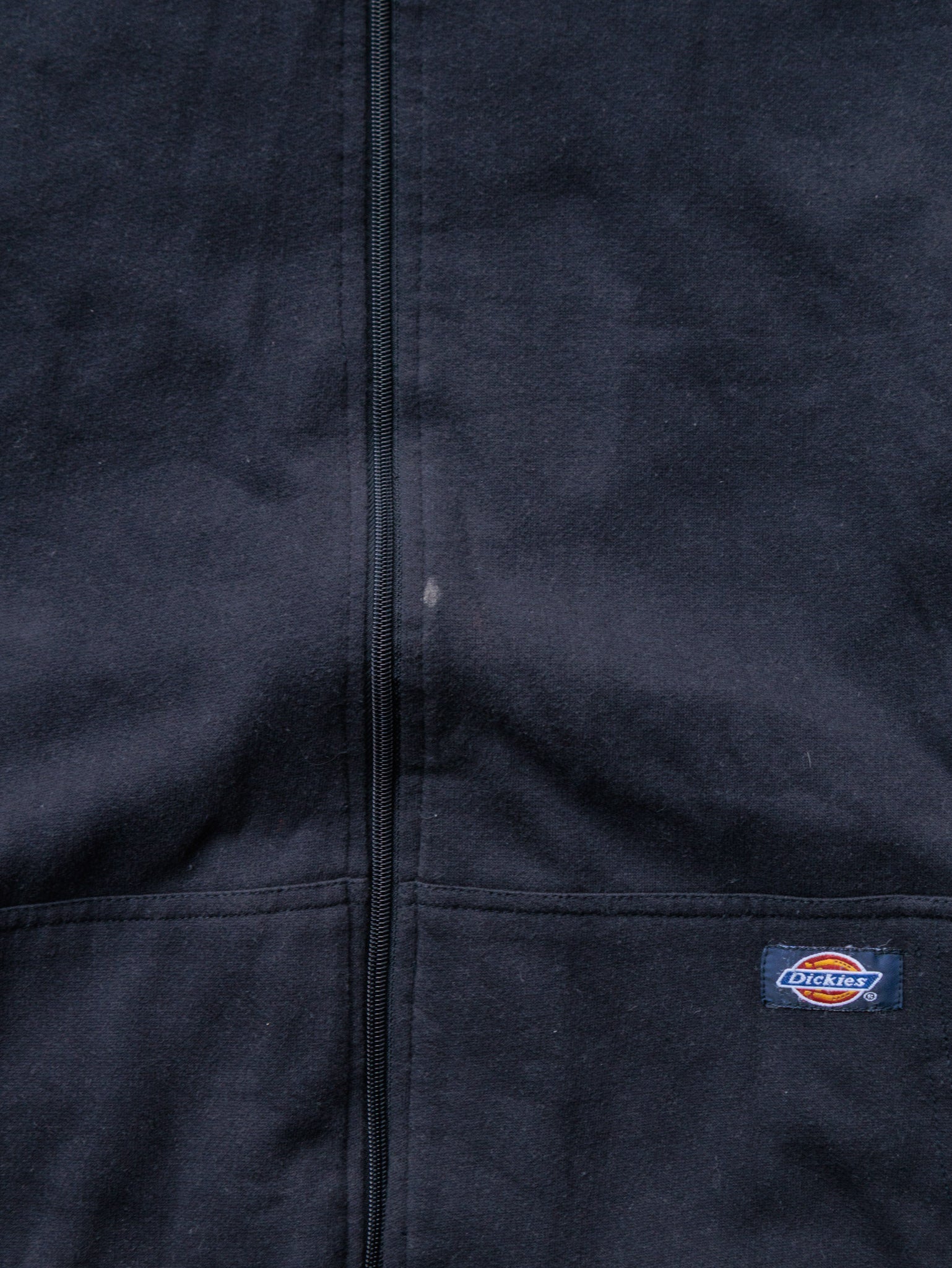 Vintage Navy & Blue Plaid Dickies Reversible Flannel Jacket (XL)