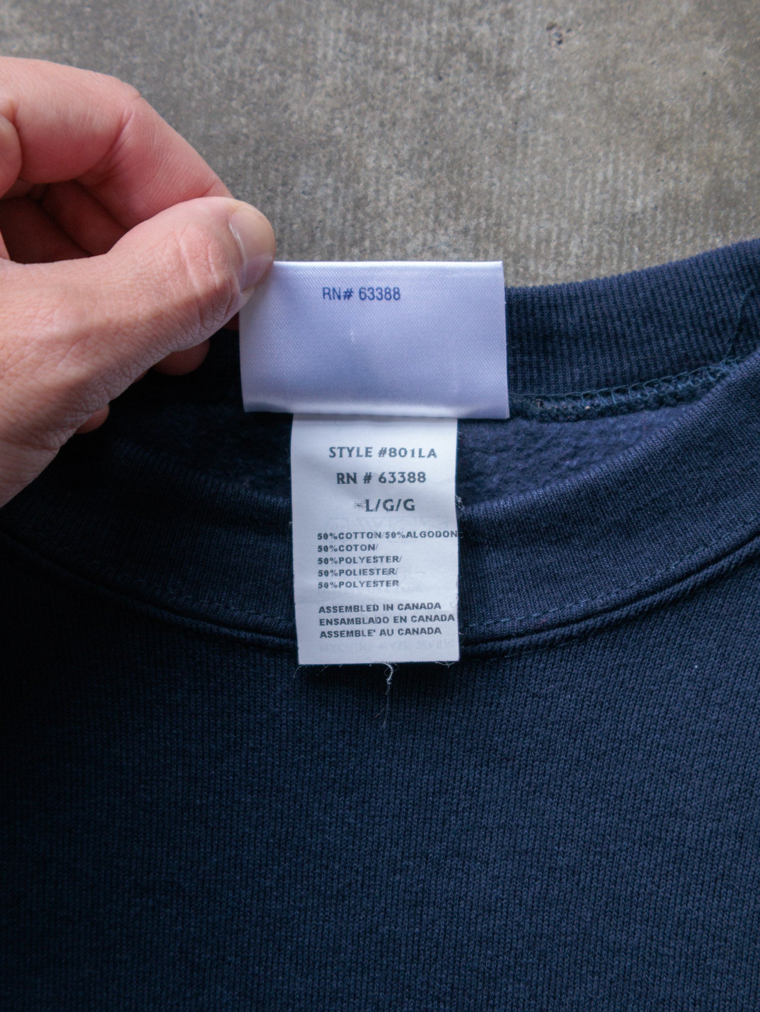 Vintage 90s Navy Rams Sweatshirt (L)