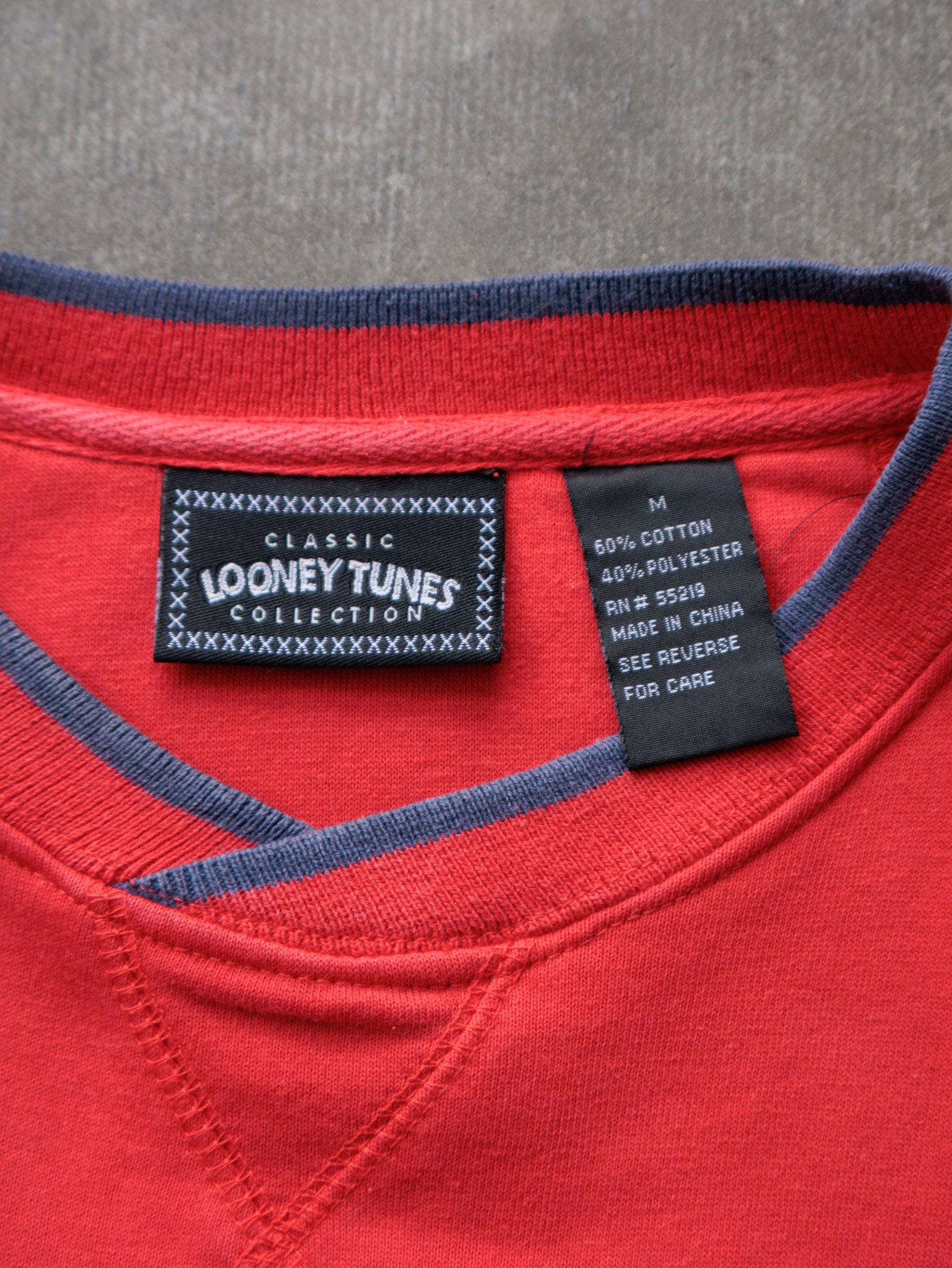 Vintage 90s Red Looney Tunes All Star Tweety Sweatshirt (M)