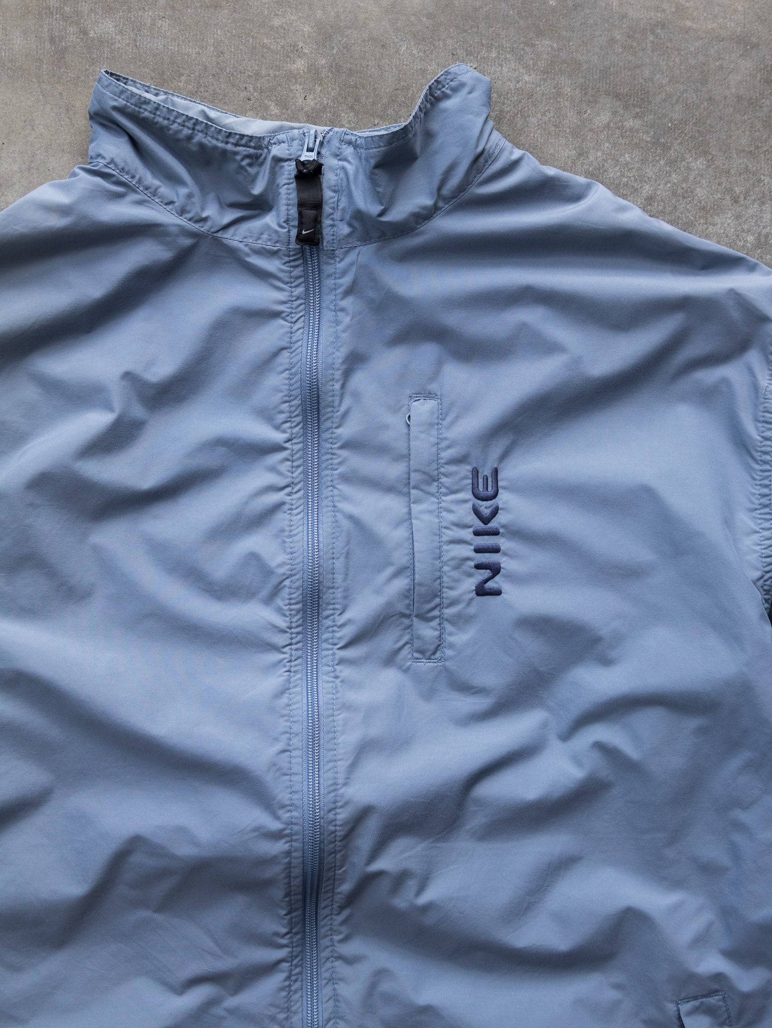 Vintage Slate Nike Spell Out Windbreaker (XL)
