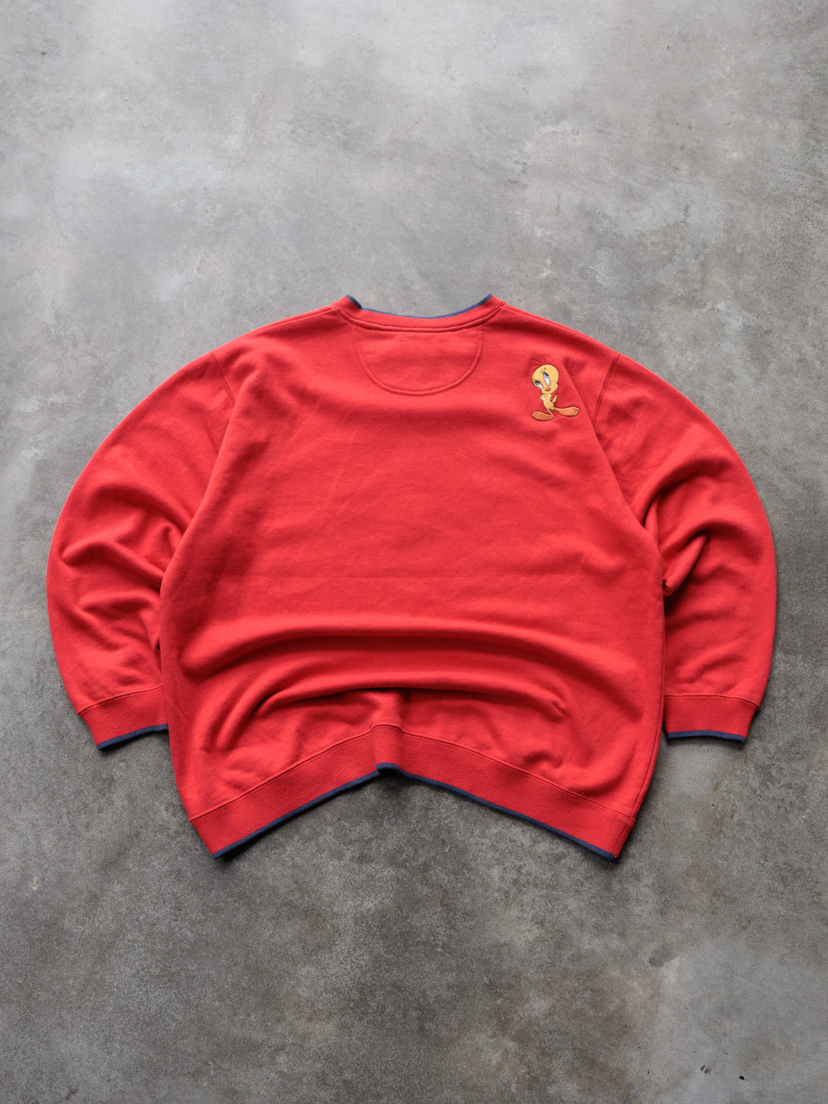 Vintage 90s Red Looney Tunes All Star Tweety Sweatshirt (M)
