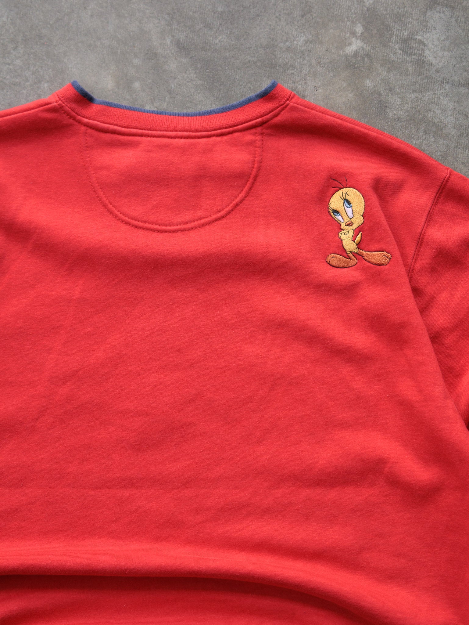 Vintage 90s Red Looney Tunes All Star Tweety Sweatshirt (M)