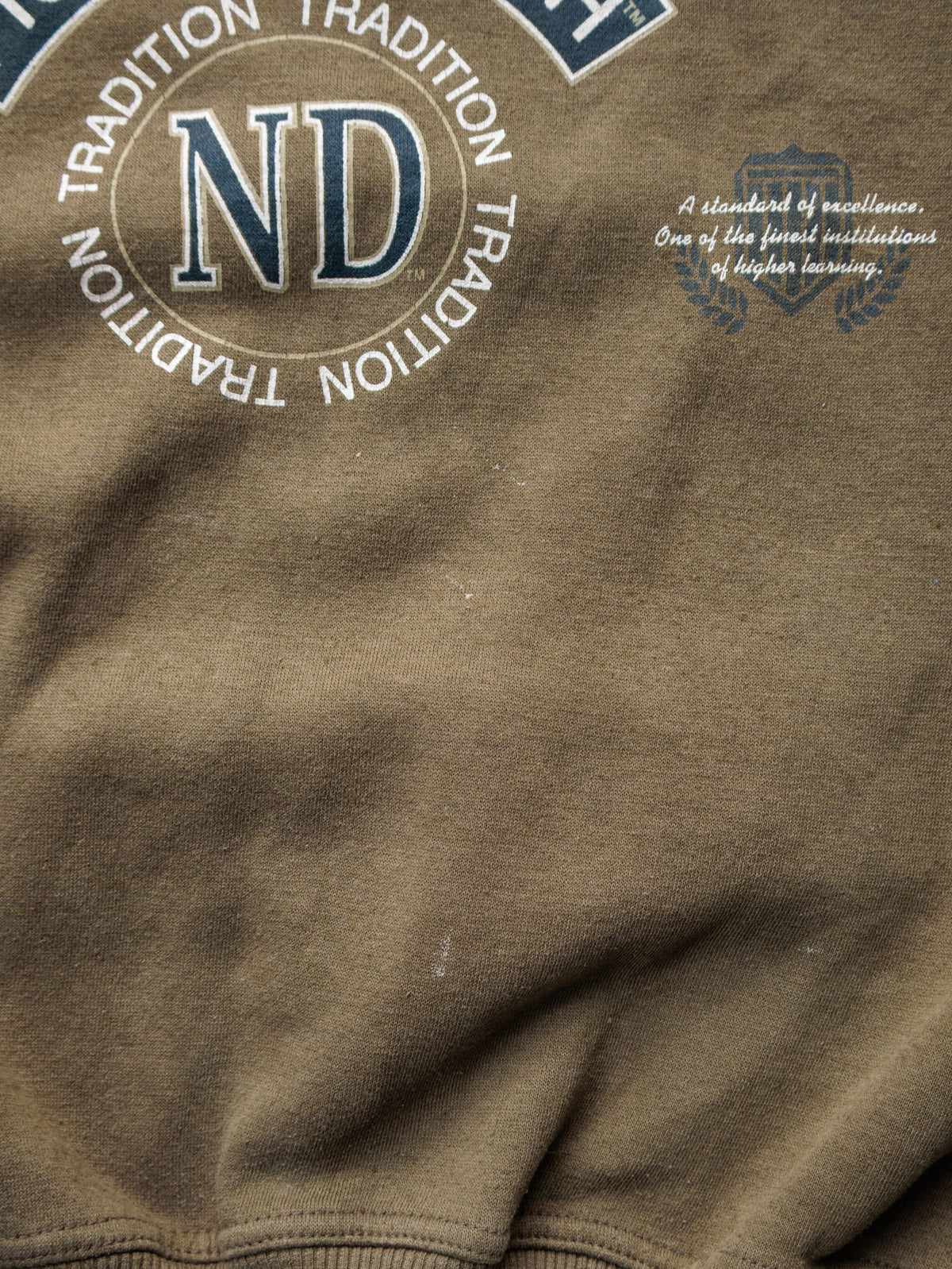 Vintage 90s Brown Notre Dame Fighting Irish Sweatshirt (M)