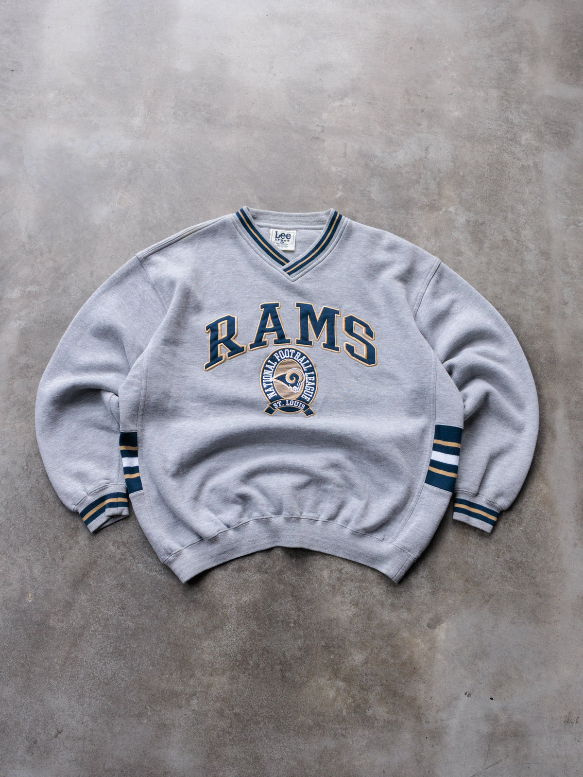 Vintage 90s Grey Lee Sport St. Louis Rams Sweatshirt (-)