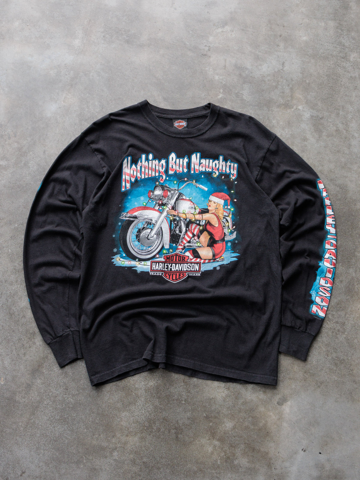 Vintage Black Harley-Davidson St. Louis Missouri Long Sleeve Tee (L)