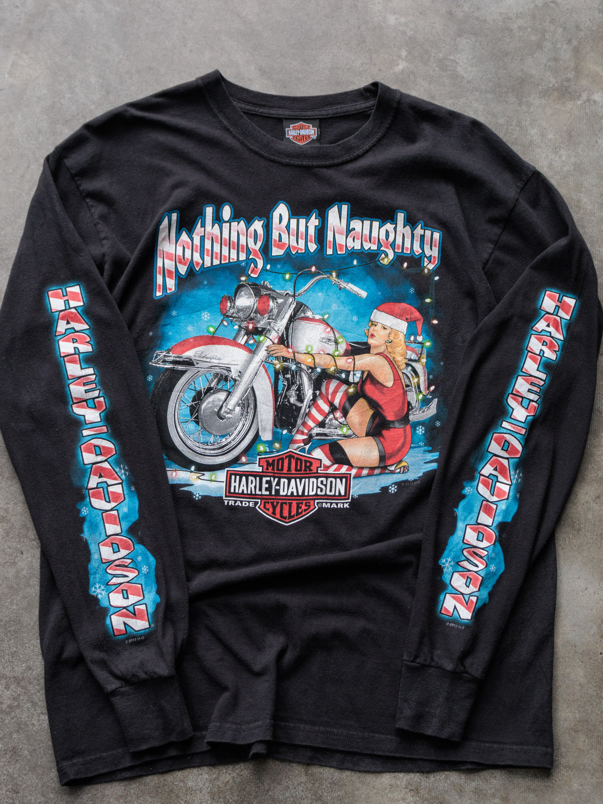 Vintage Black Harley-Davidson St. Louis Missouri Long Sleeve Tee (L)