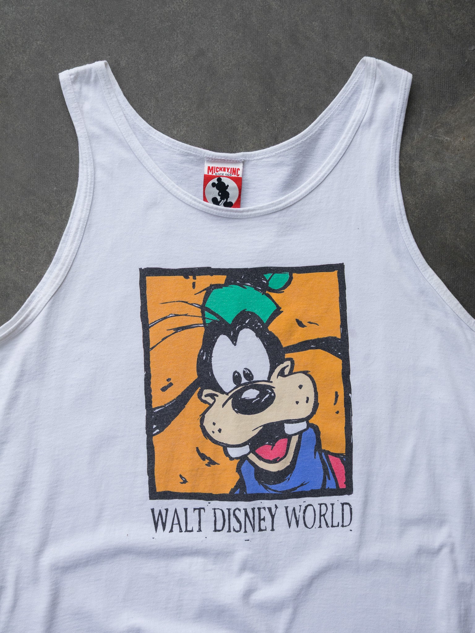 Vintage Disney Goofy Walt Disney World Singlet (XL)