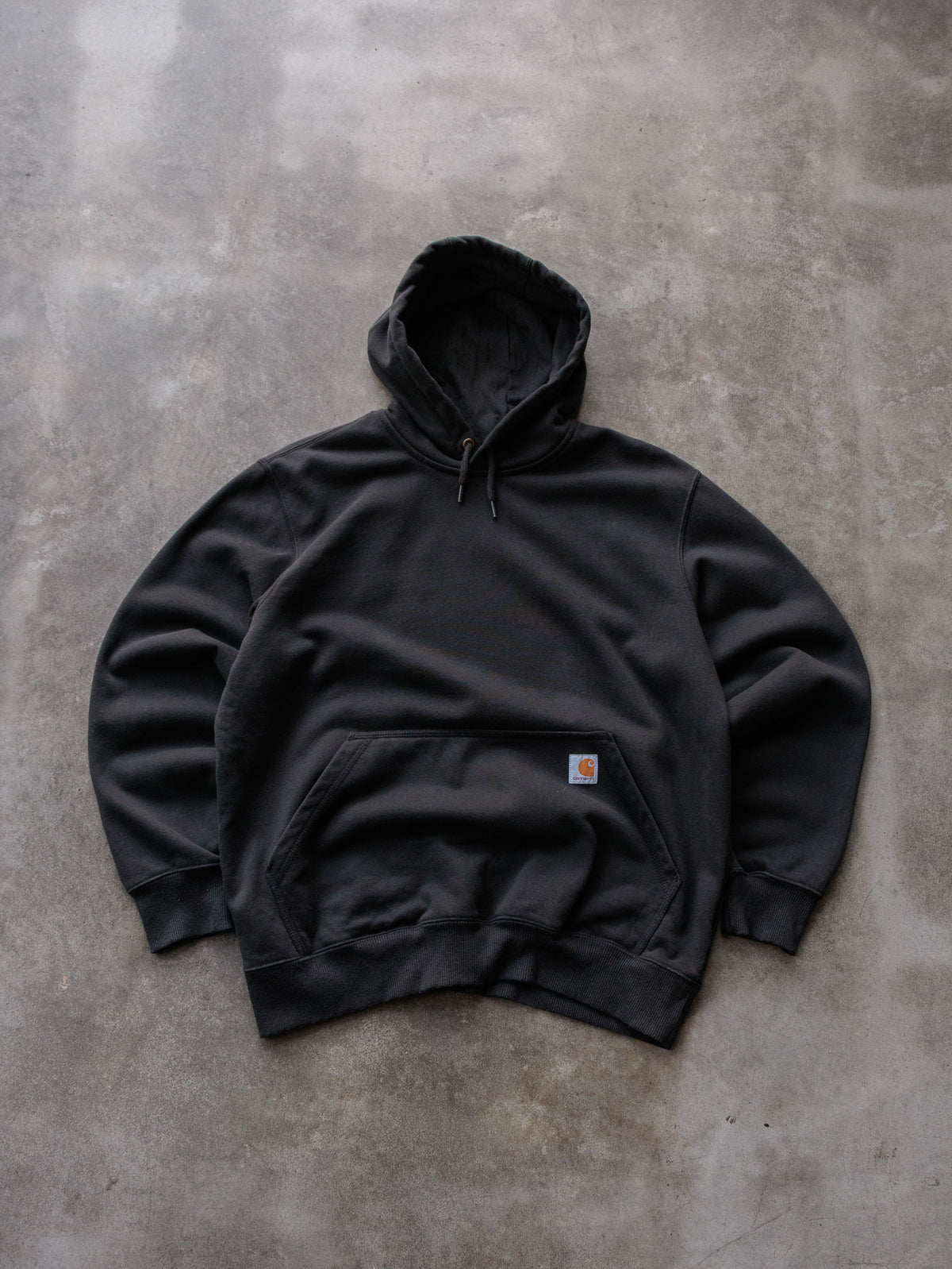 Vintage Black Carhartt Hoodie (L)