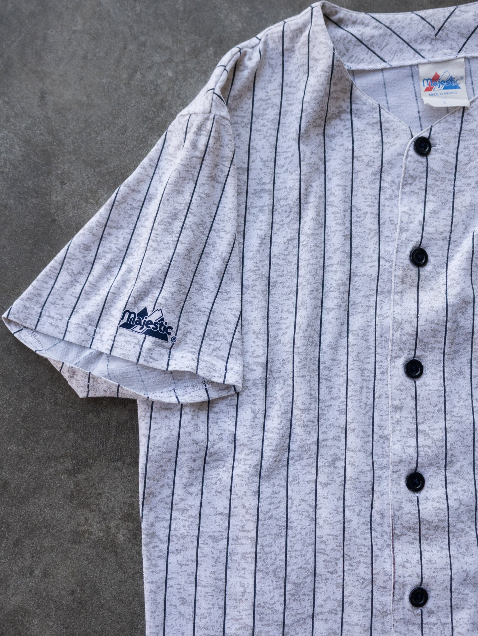Vintage 90s Grey Seattle Mariners Baseball Jersey (L)