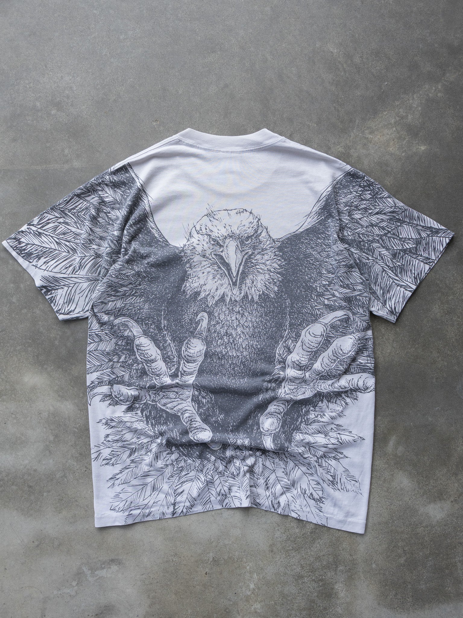Vintage Eagle Wrap Wildlife Tee (L)
