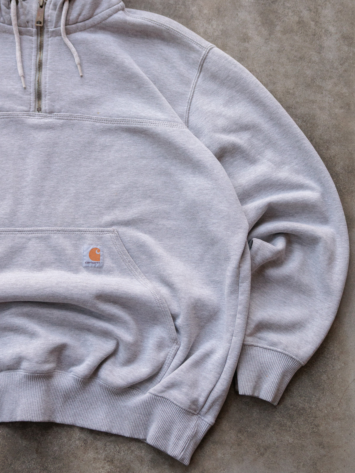 Vintage Grey Carhartt Hoodie (XL)