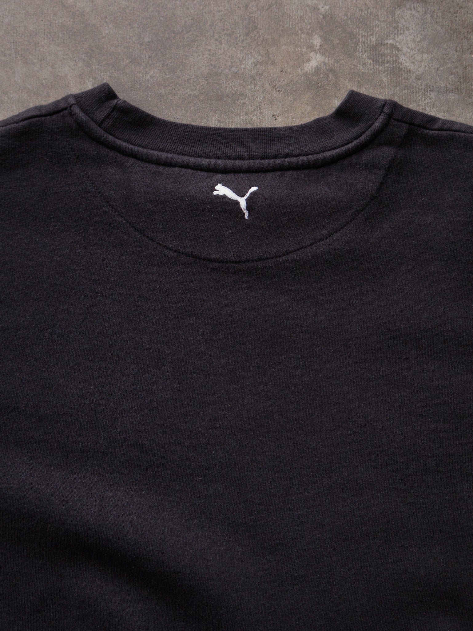 Vintage Black Puma Sweatshirt (XL)