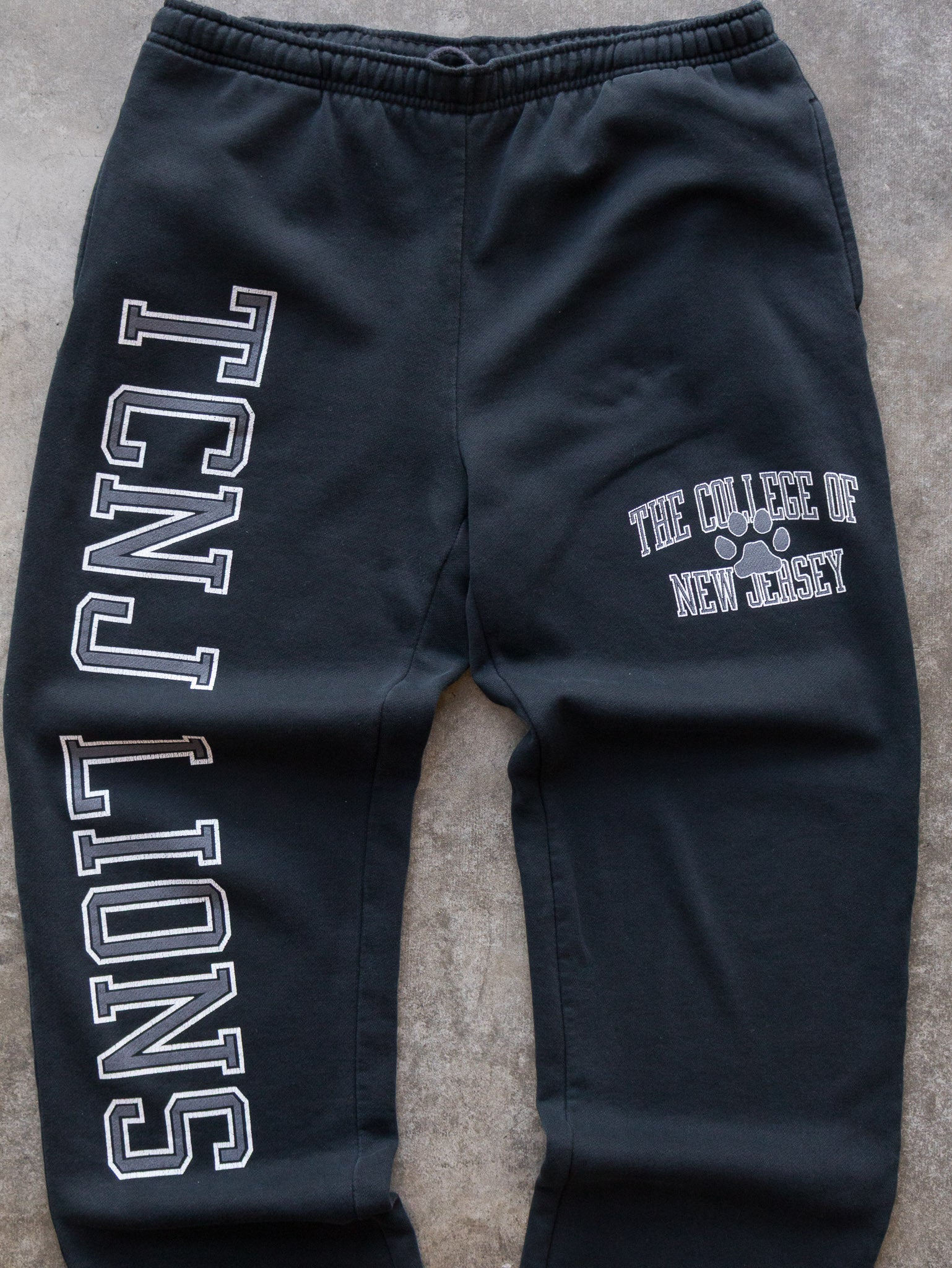 Vintage Black JanSport TCNJ Lions Sweatpants (M)