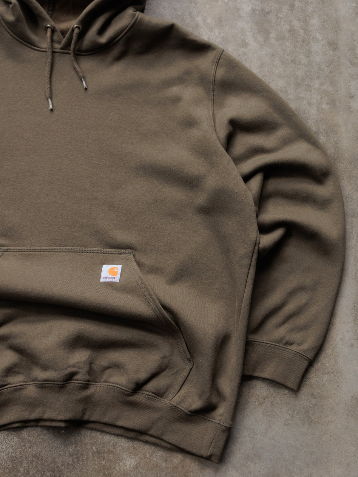Vintage Green Carhartt Hoodie (XL)